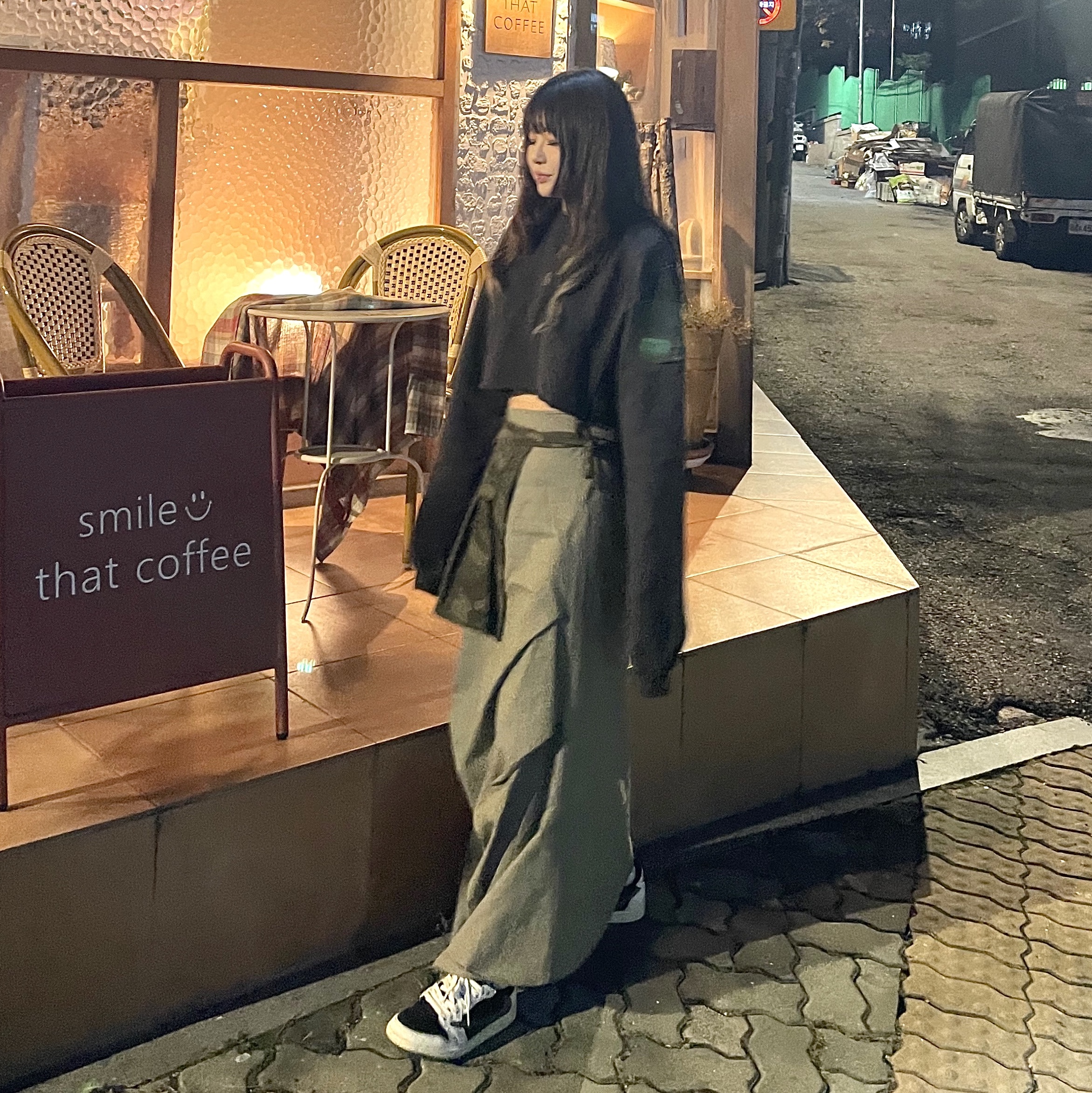 (W) Jordan 1 x Travis Scott Retro Low OG SP Medium Olive 착용 스타일