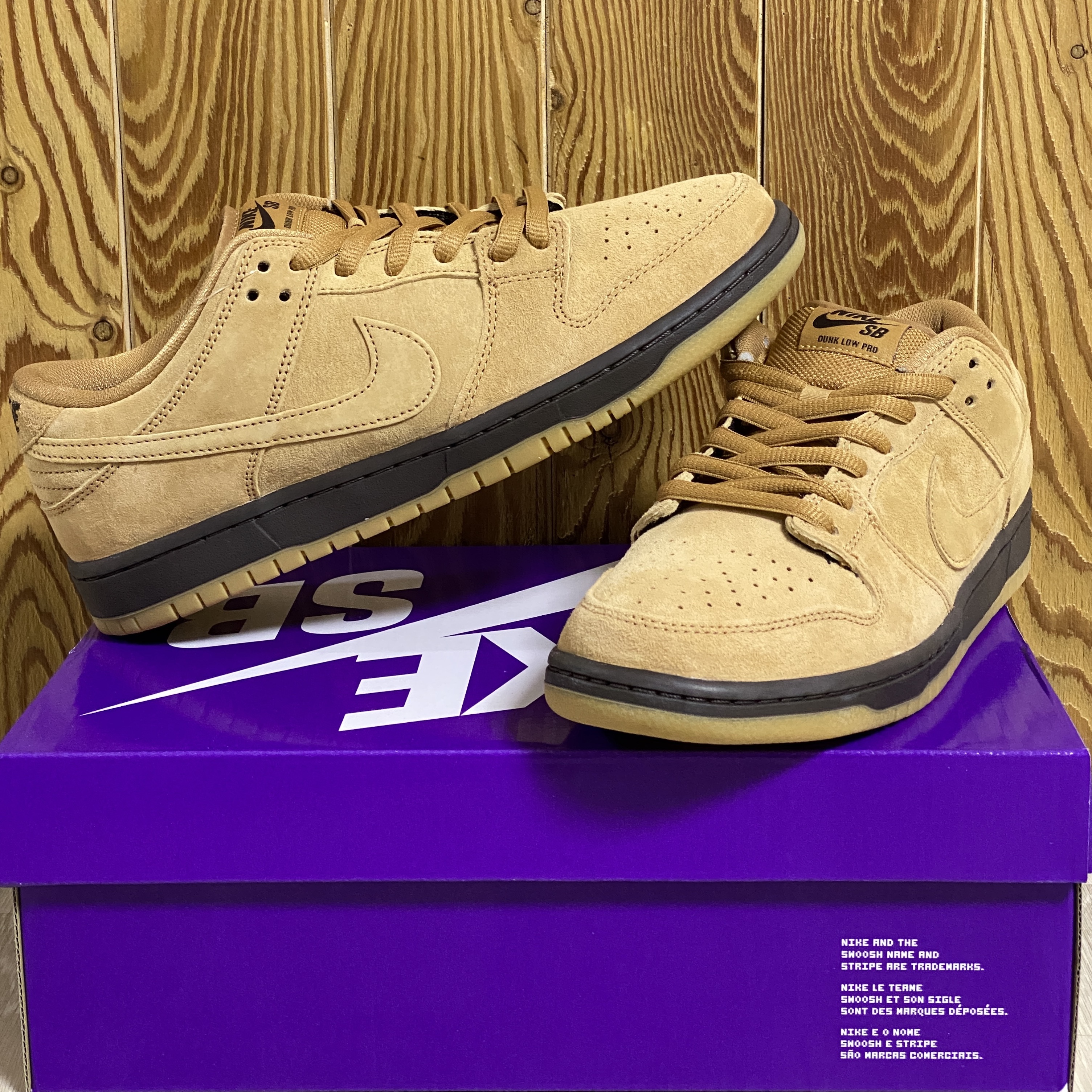 Nike SB Dunk Low Pro Wheat 2023 착용 스타일