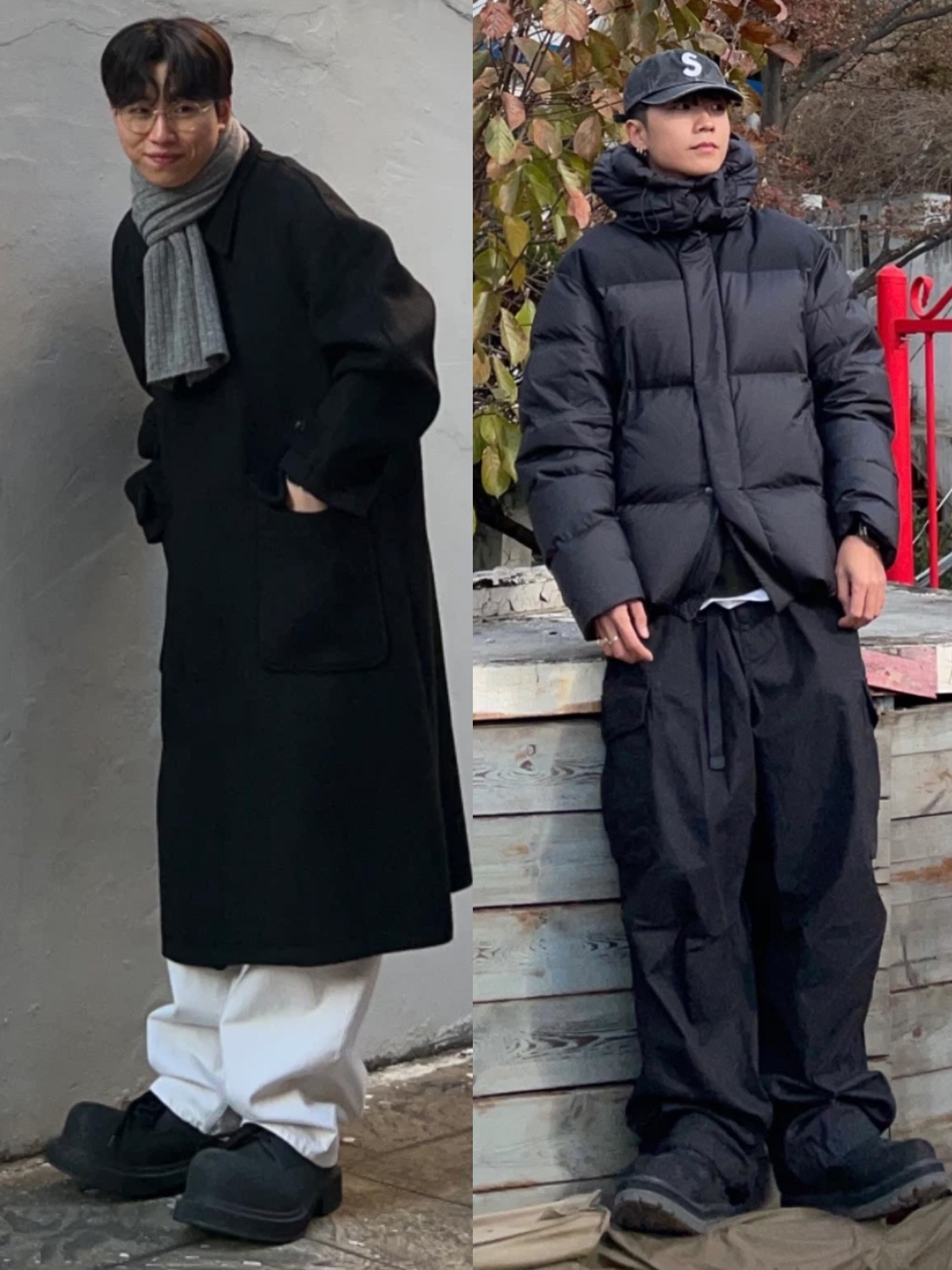 Balenciaga Steroid Derby Black, Supreme Pigment Canvas S Logo 6-Panel Black - 23SS 착용 스타일 - 2