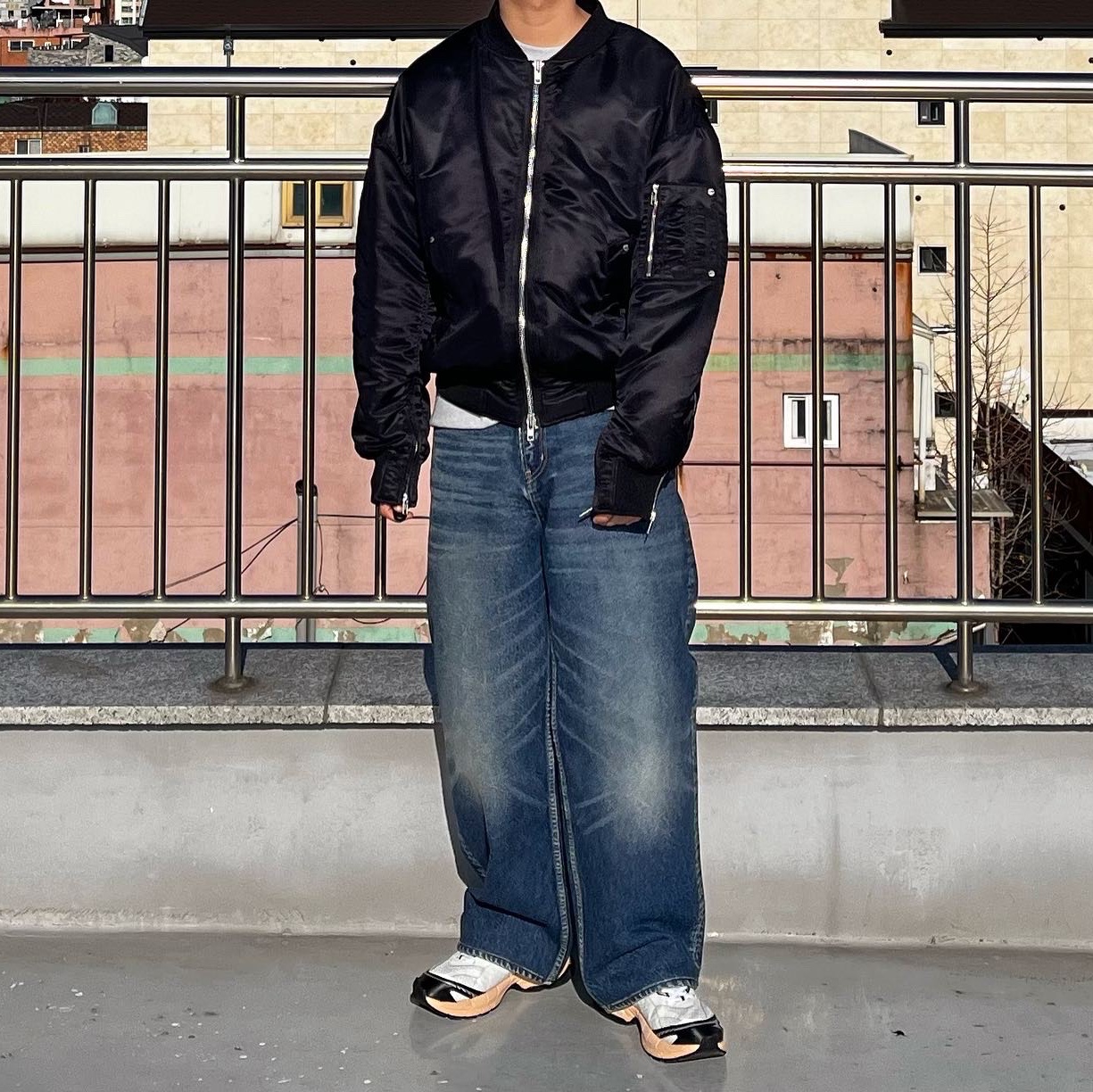 Puma Velophasis Technisch Sedate Gray 착용 스타일 - 3