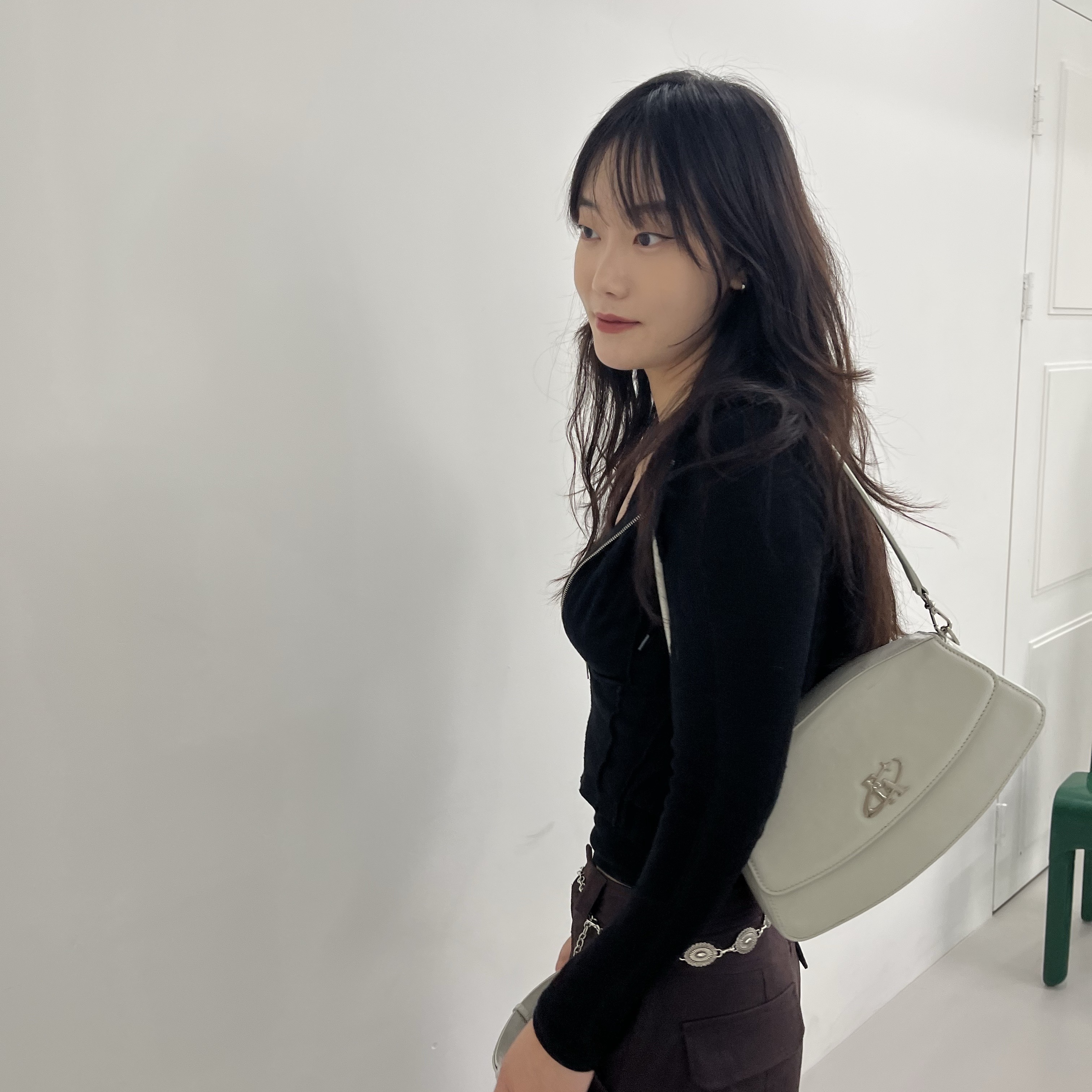 For Appeal Rugby Flap 3way Bag White 착용 스타일