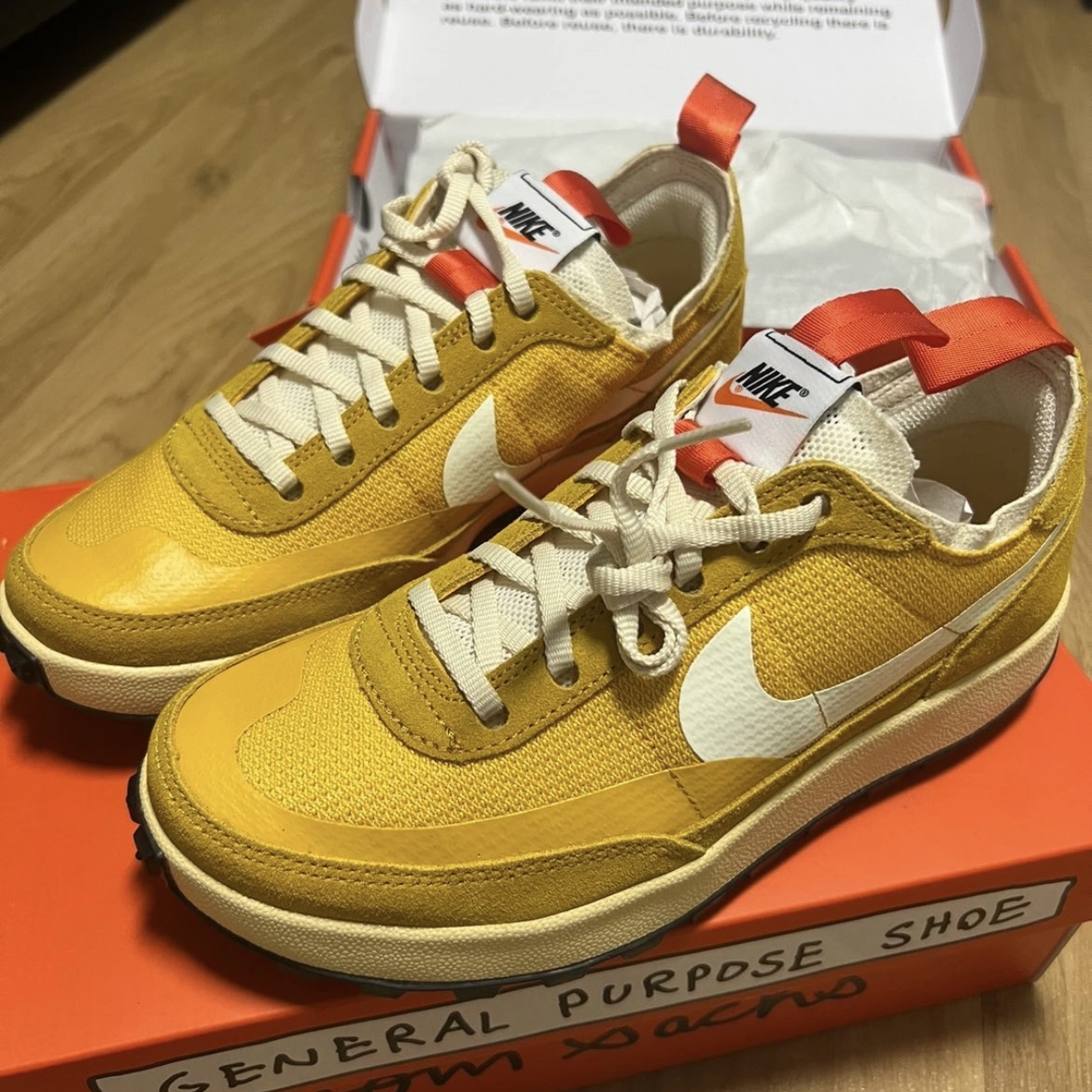 Nike x Tom Sachs General Purpose Shoe Archive, Nike x Tom Sachs General Purpose Shoe Brown 착용 스타일 - 1