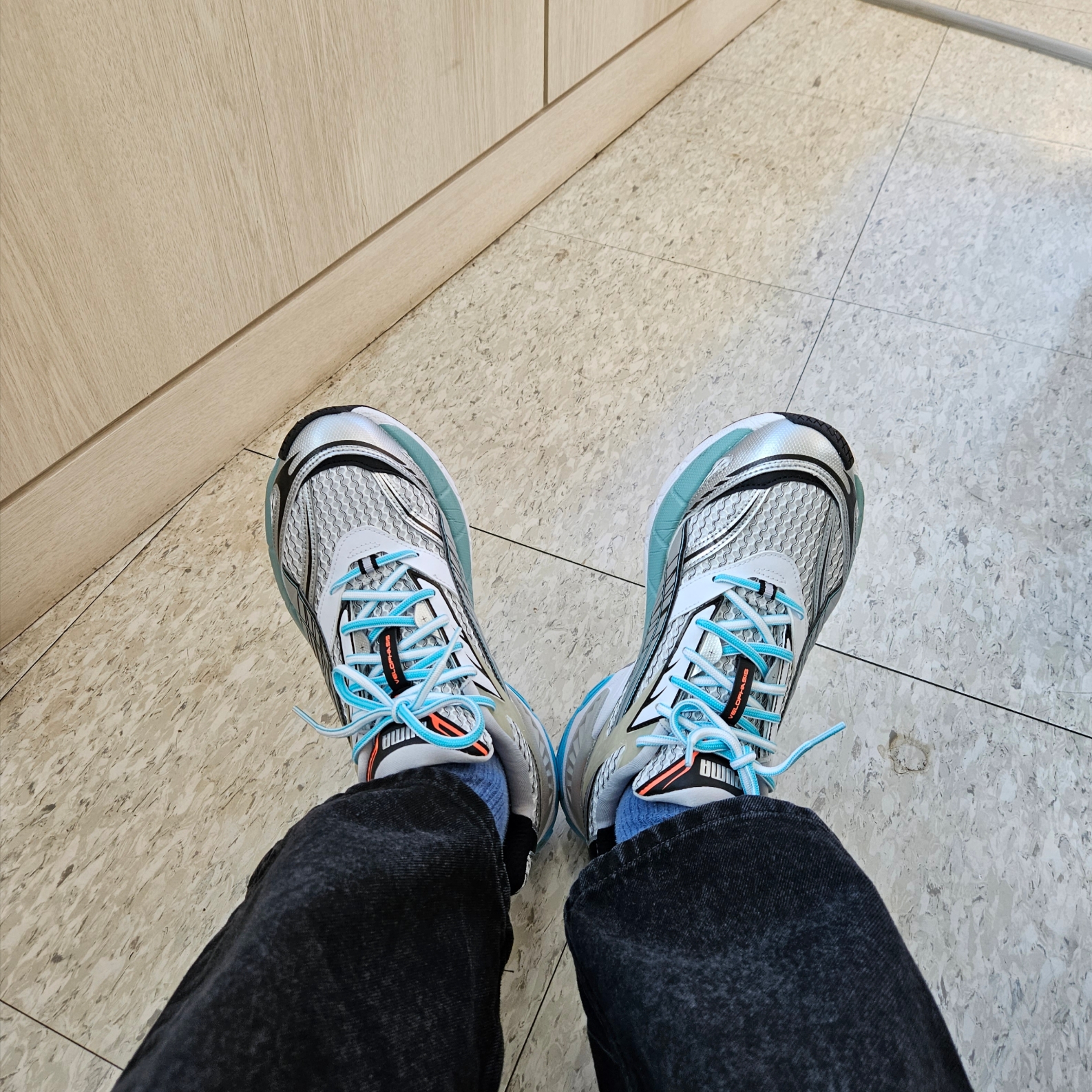 Puma Velophasis Phased White Porcelain 착용 스타일 - 4