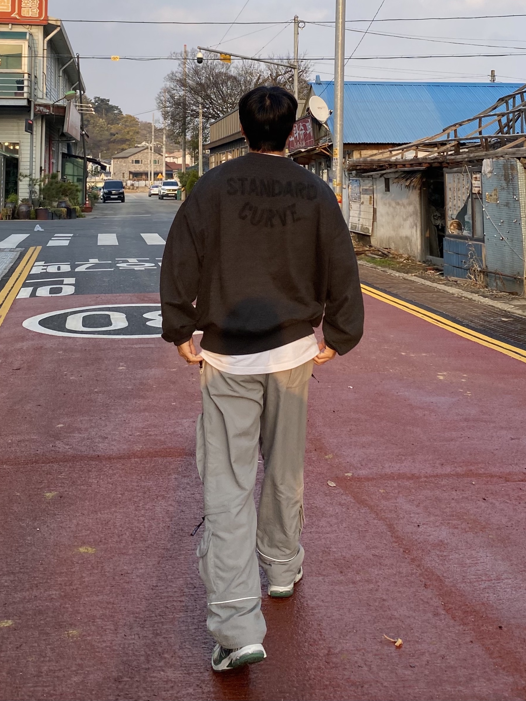 Palace Cordura RS Shell Cargos Grey - 22FW, New Balance x Aime Leon Dore 860v2 Green 착용 스타일 - 1