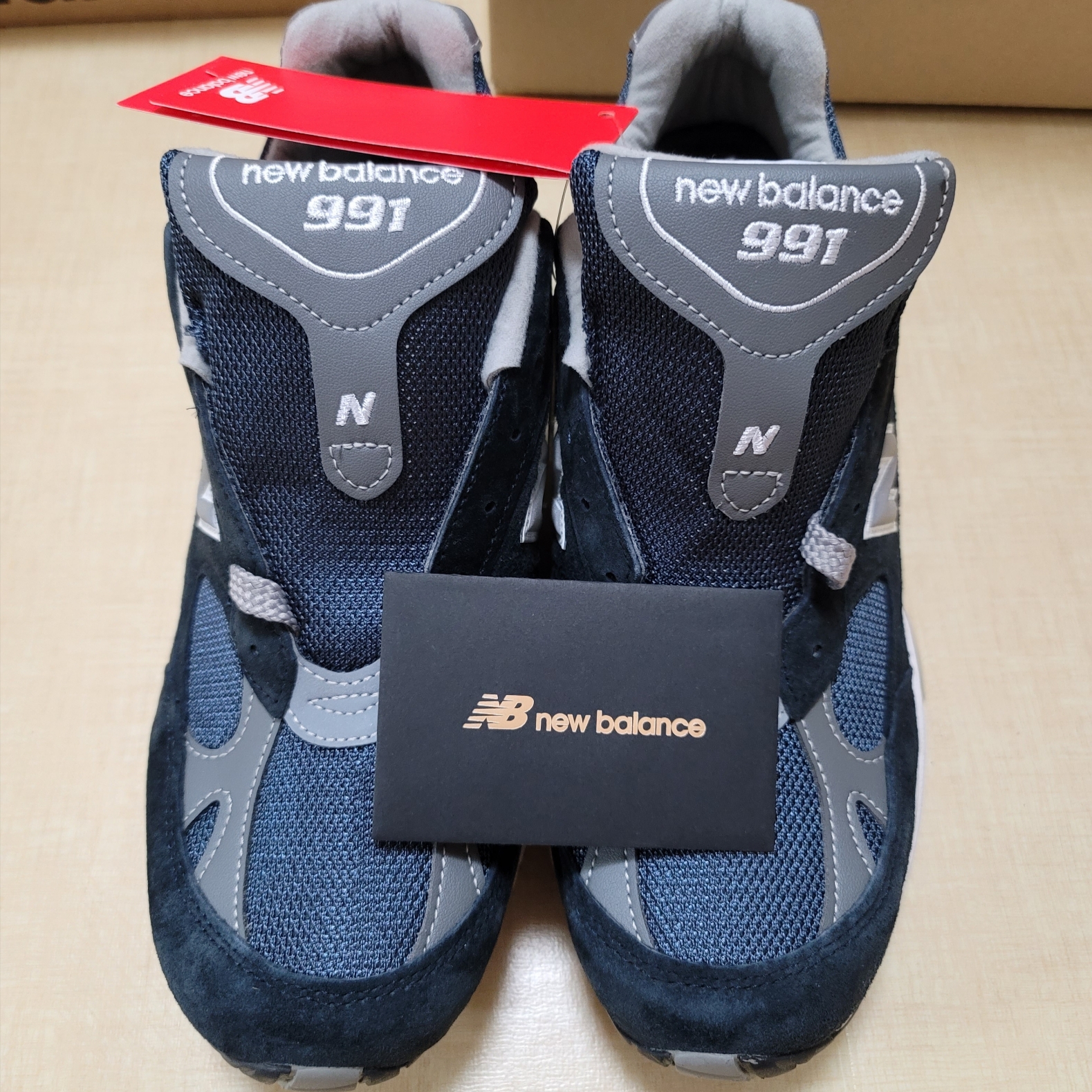 New Balance 991 Made in UK Navy 착용 스타일