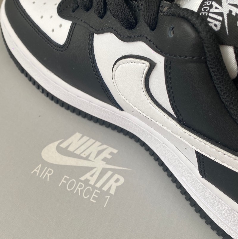 Nike Air Force 1 '07 Black White 착용 스타일 - 2