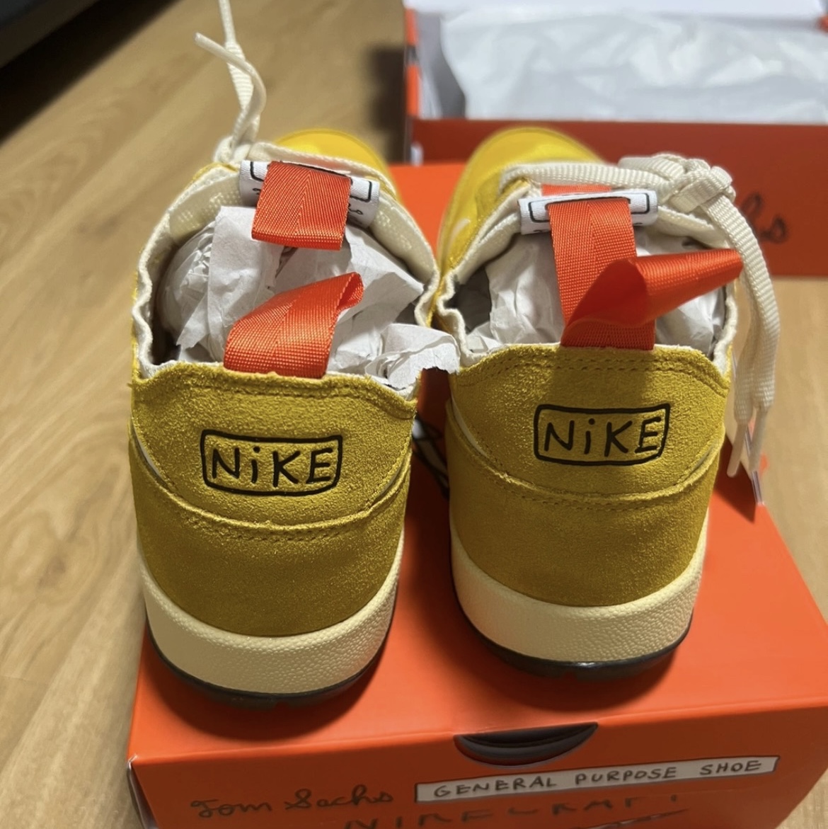 Nike x Tom Sachs General Purpose Shoe Archive, Nike x Tom Sachs General Purpose Shoe Brown 착용 스타일 - 2