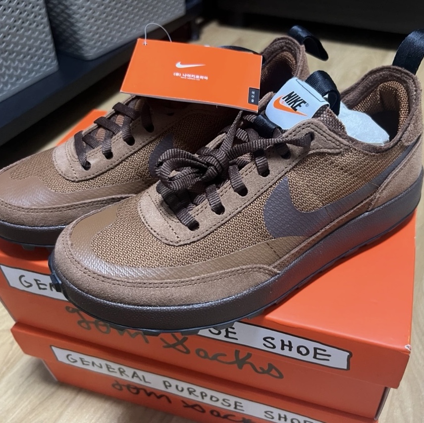 Nike x Tom Sachs General Purpose Shoe Archive, Nike x Tom Sachs General Purpose Shoe Brown 착용 스타일 - 3