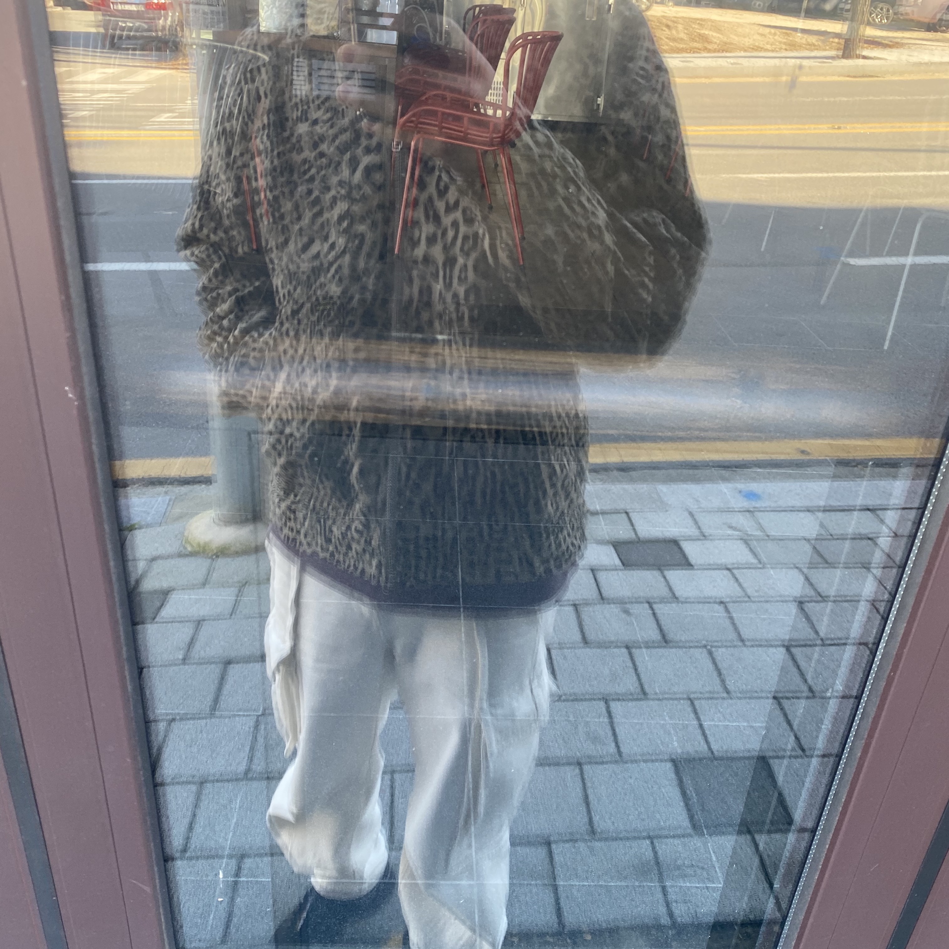 Supreme Moleskin Work Jacket Leopard - 22FW 착용 스타일