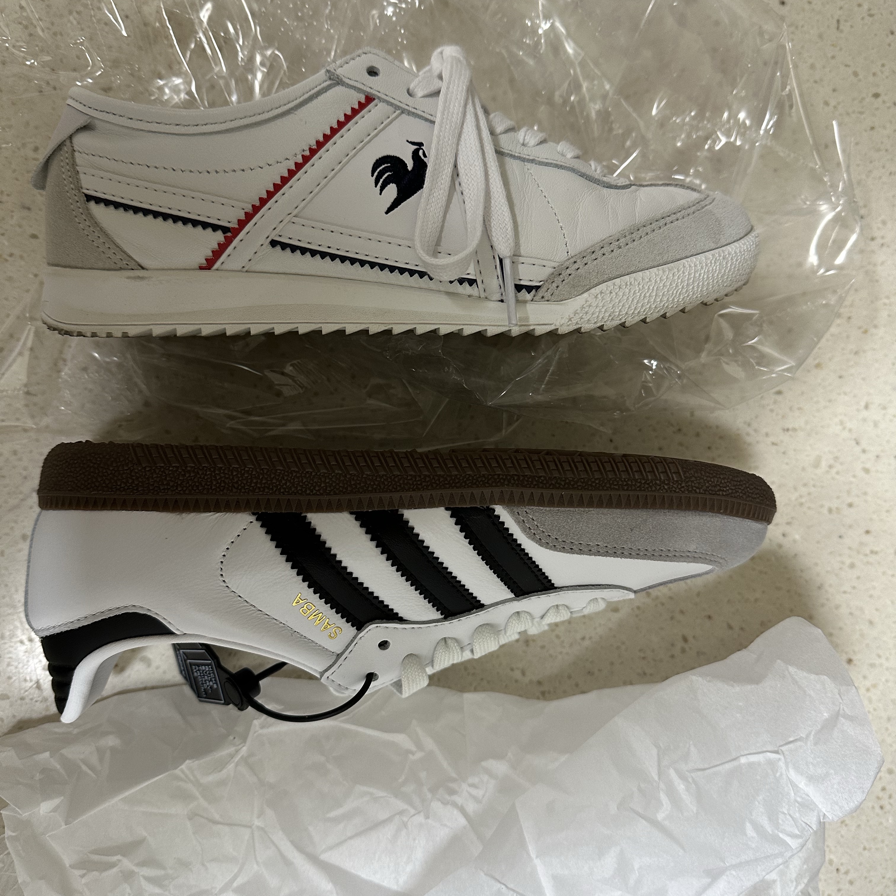 Adidas Samba OG Cloud White 착용 스타일 - 3