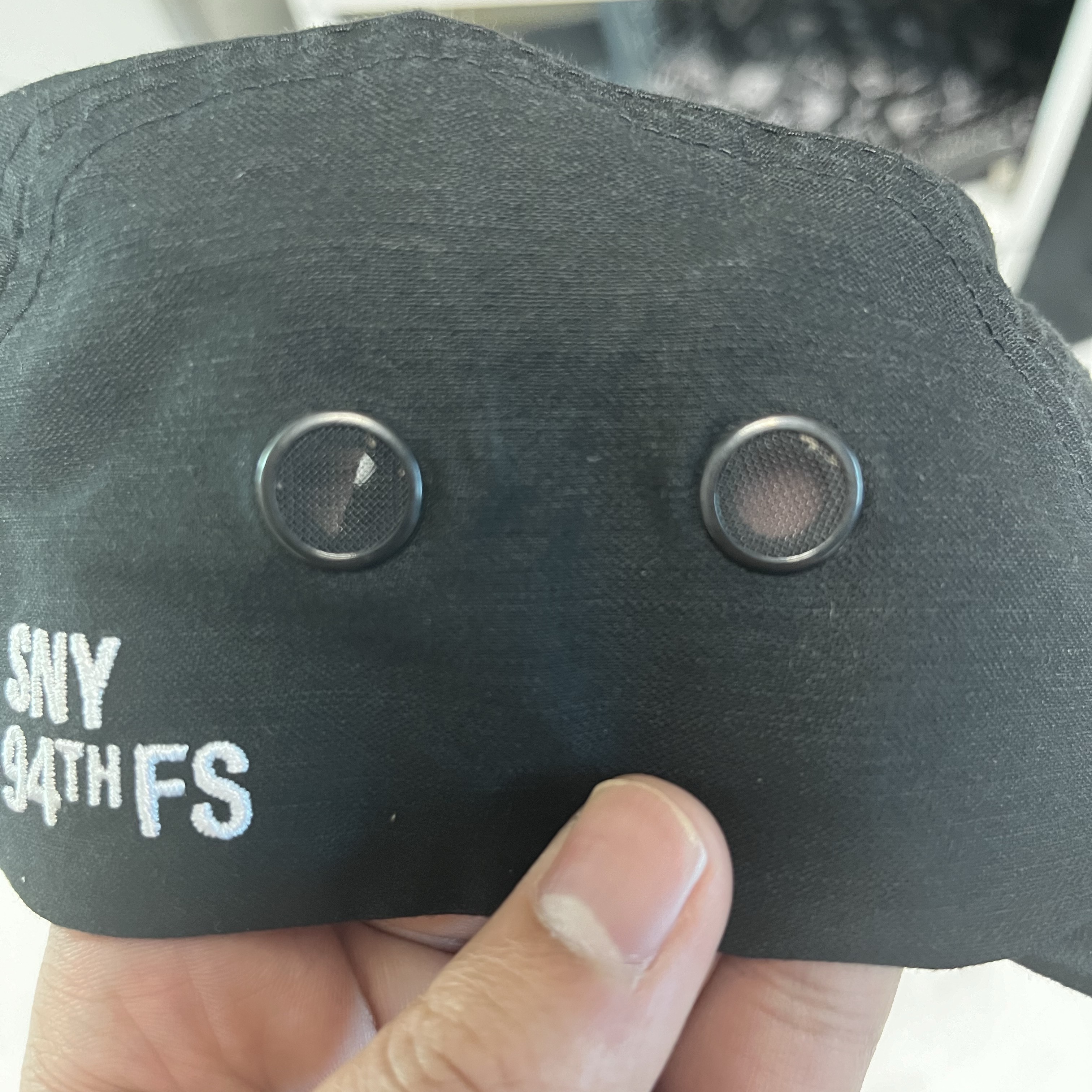 Supreme Military Camp Cap Black - 22FW 착용 스타일 - 1