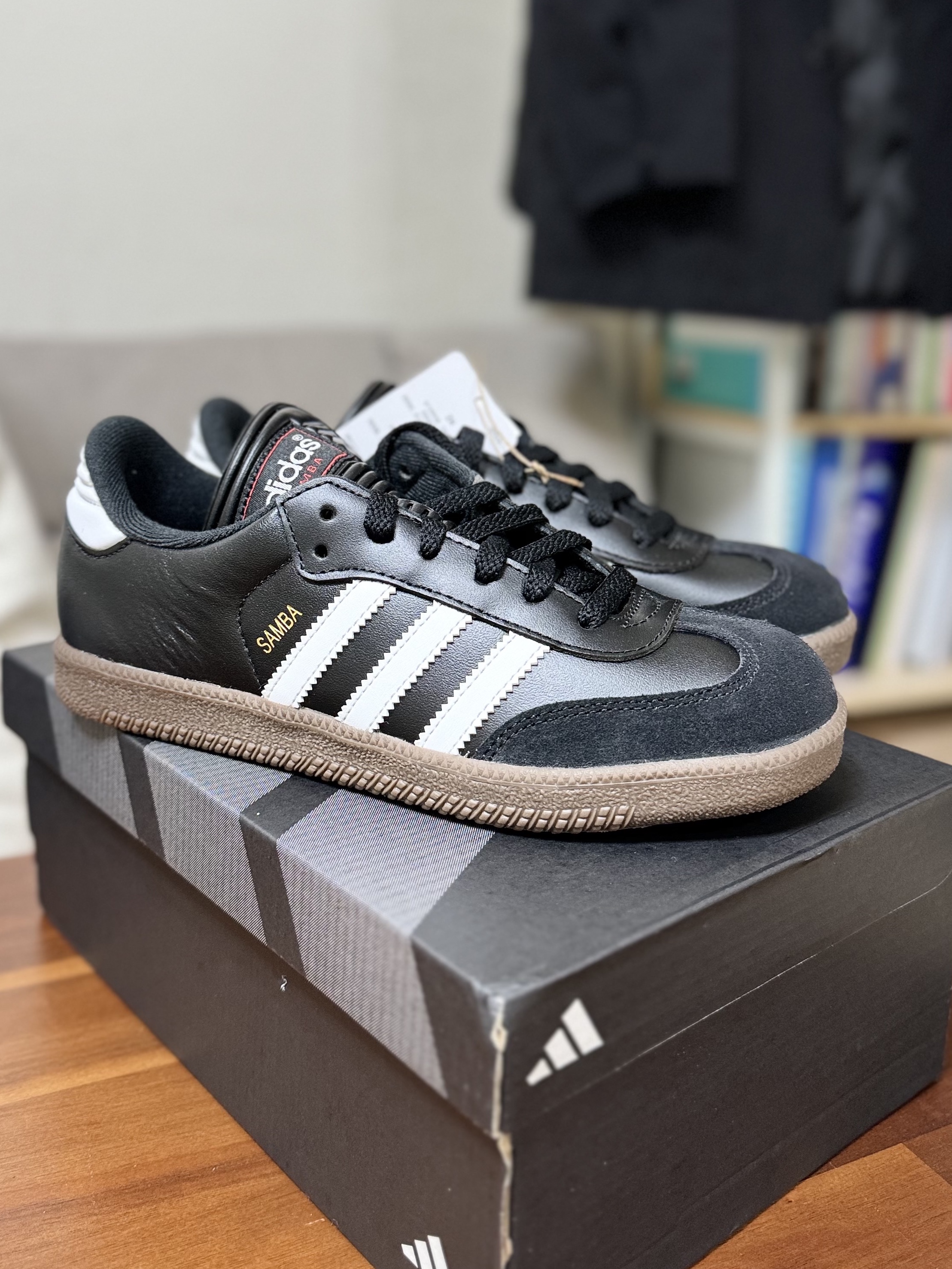 Adidas Samba Classic Core Black 착용 스타일