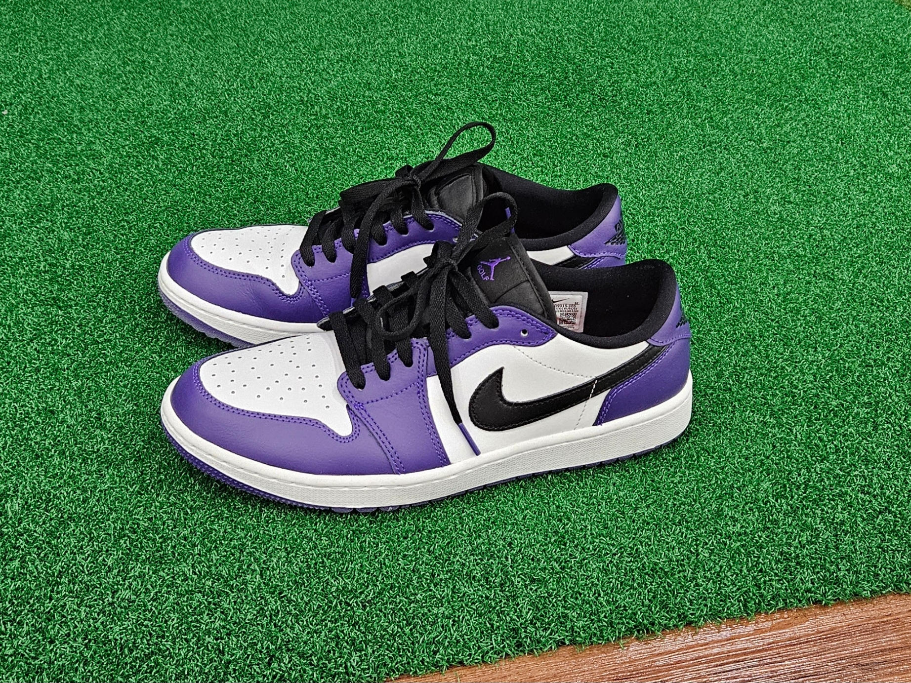 Jordan 1 Low Golf Court Purple 착용 스타일