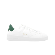 Golden Goose Purestar White Green Heel Tab Sneakers