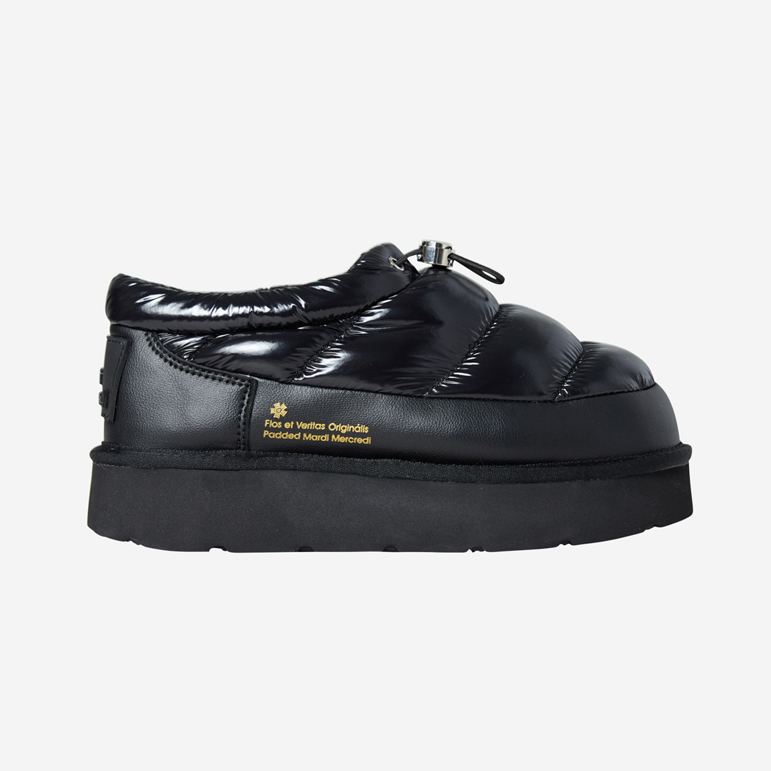 마르디메크르디 레폼프 우먼 이베 패딩 슬립온 블랙