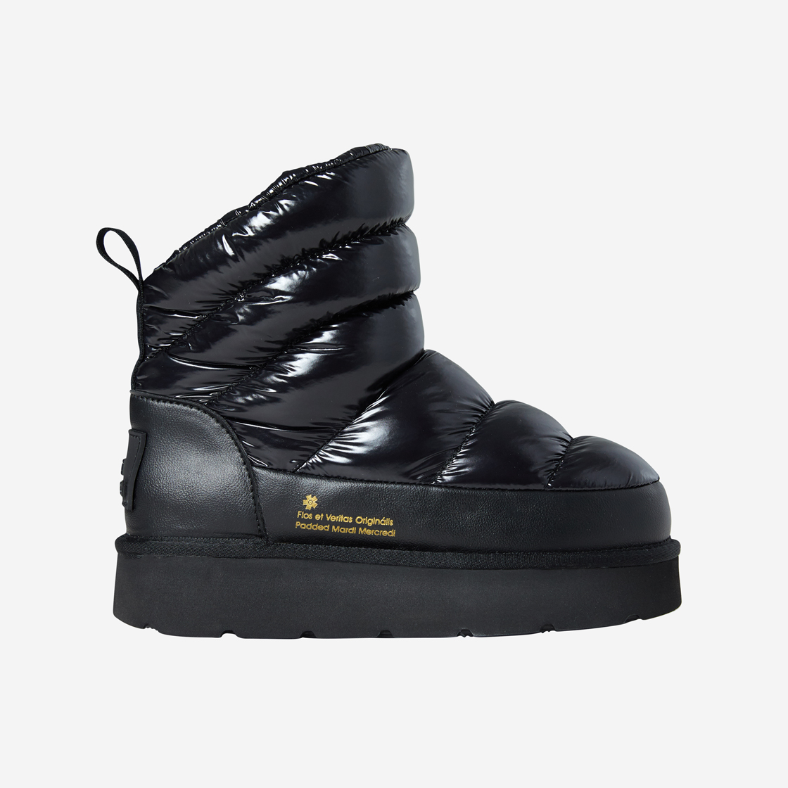 마르디메크르디 레폼프 우먼 이베 패딩 오블리크 부츠 블랙