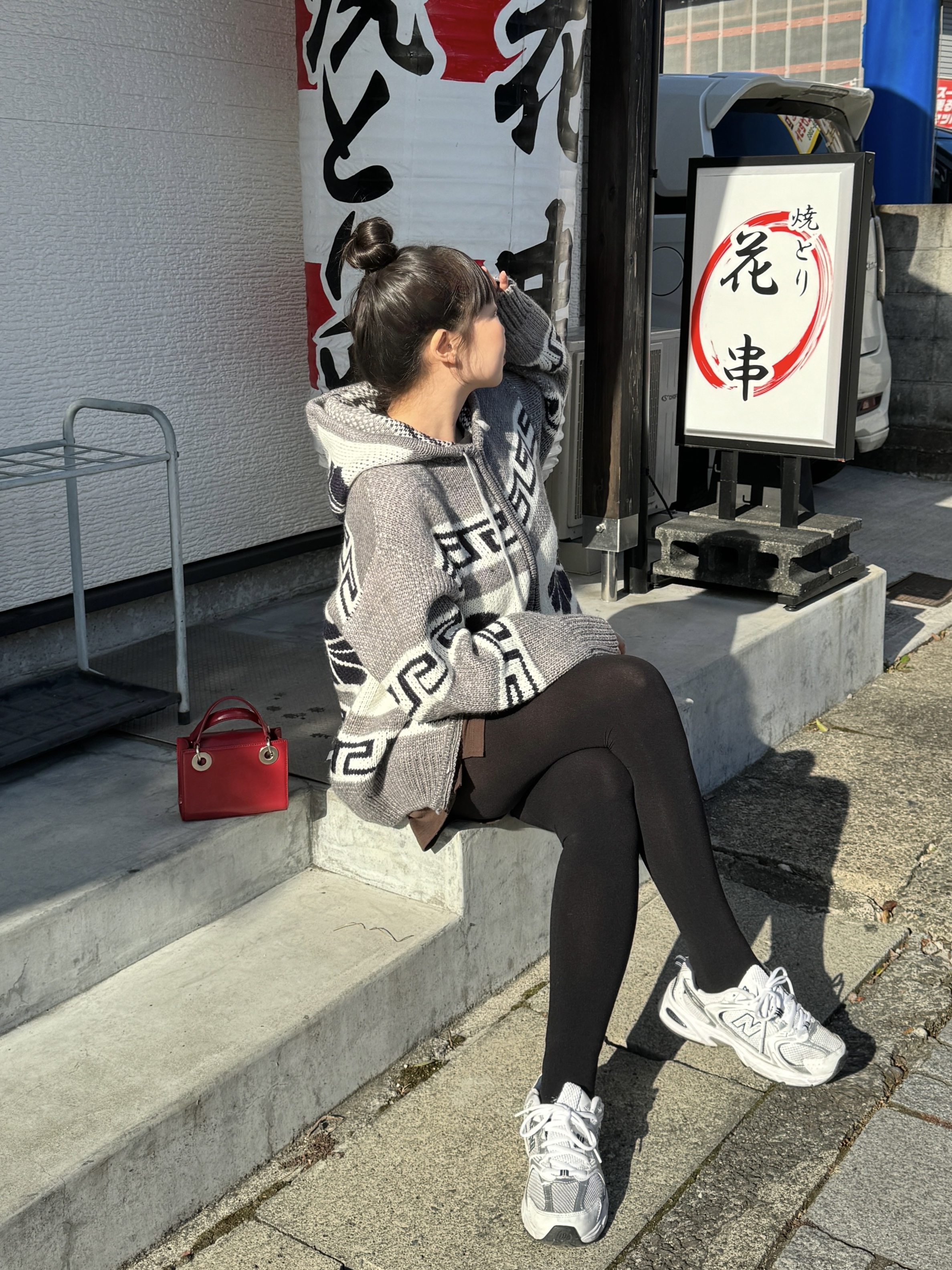 New Balance 530 White Silver 착용 스타일 - 2