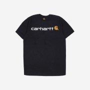 Carhartt Loose Fit Heavyweight Short-Sleeve Logo Graphic Regular T-Shirt Black