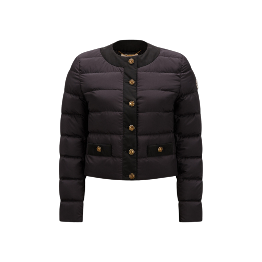 (W) Moncler Salouen Short Down Jacket Black - 23FW