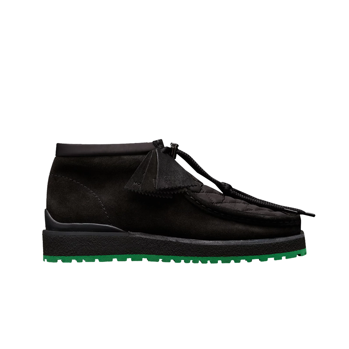 H2-092-4D00020-M2284-999/261-71476 Moncler x Clarks Wallabee Boot Black Suede