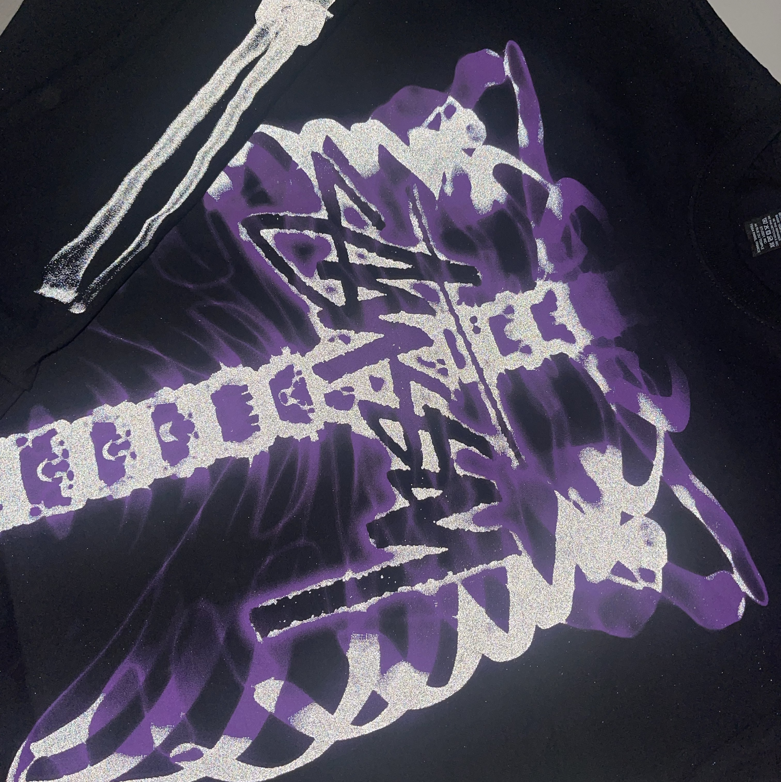 Stussy Rib Cage LS T-Shirt Black 착용 스타일