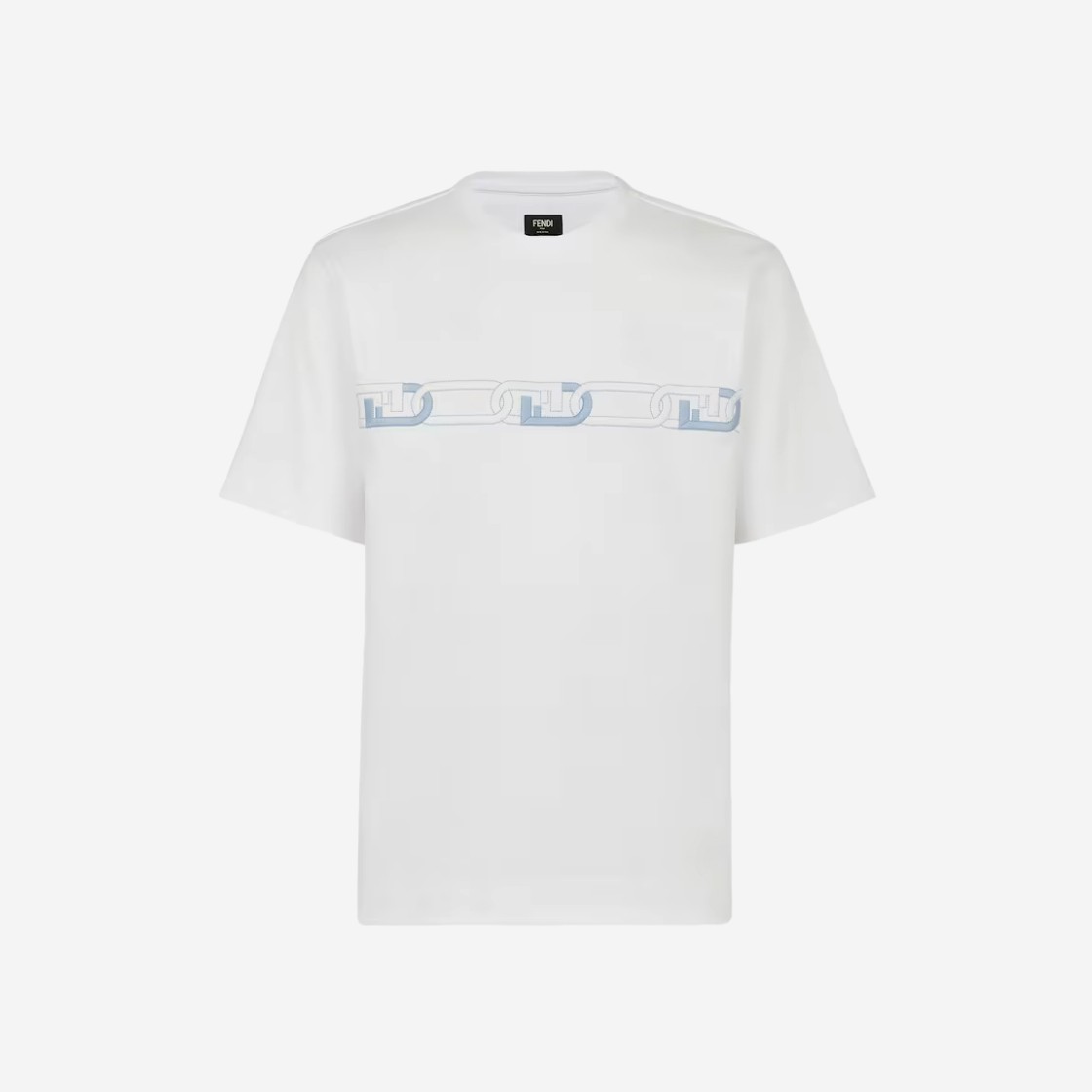 Fendi Jersey T-Shirt White 상세 이미지 1