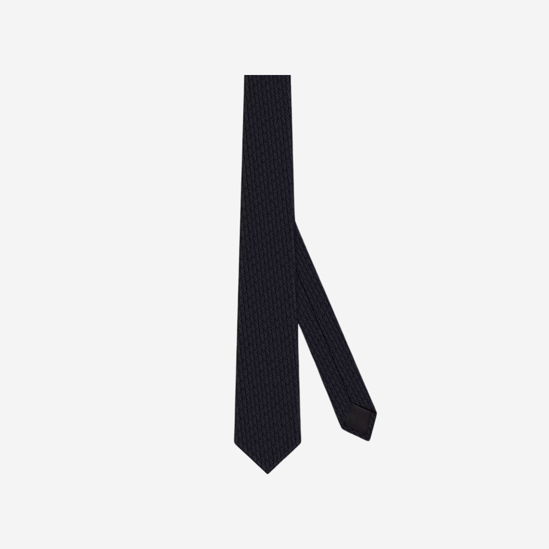 Dior Silk Oblique Tie Black 상세 이미지 1