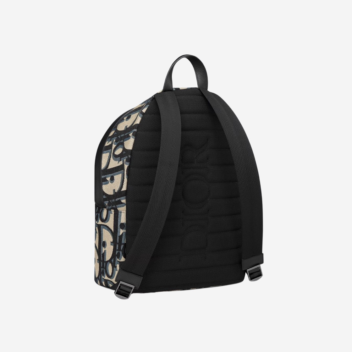 Dior Maxi Oblique Jacquard Rider Backpack Beige Black 상세 이미지 3