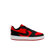 (GS) Nike Court Borough Low Recraft University Red Black