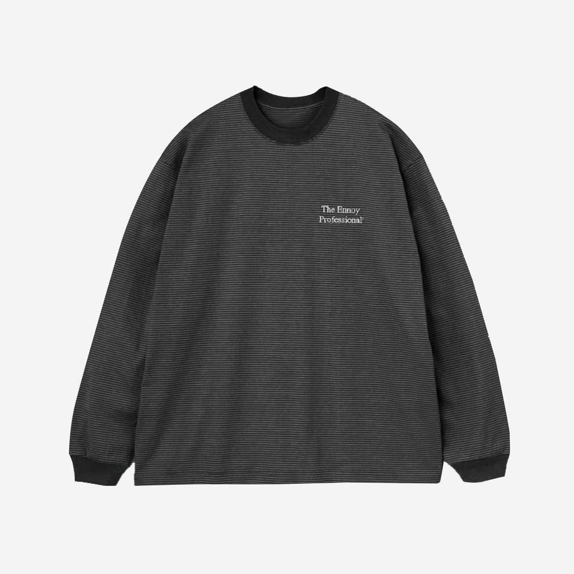엔노이 롱슬리브 보더 티셔츠 블랙 화이트 | Ennoy | KREAM