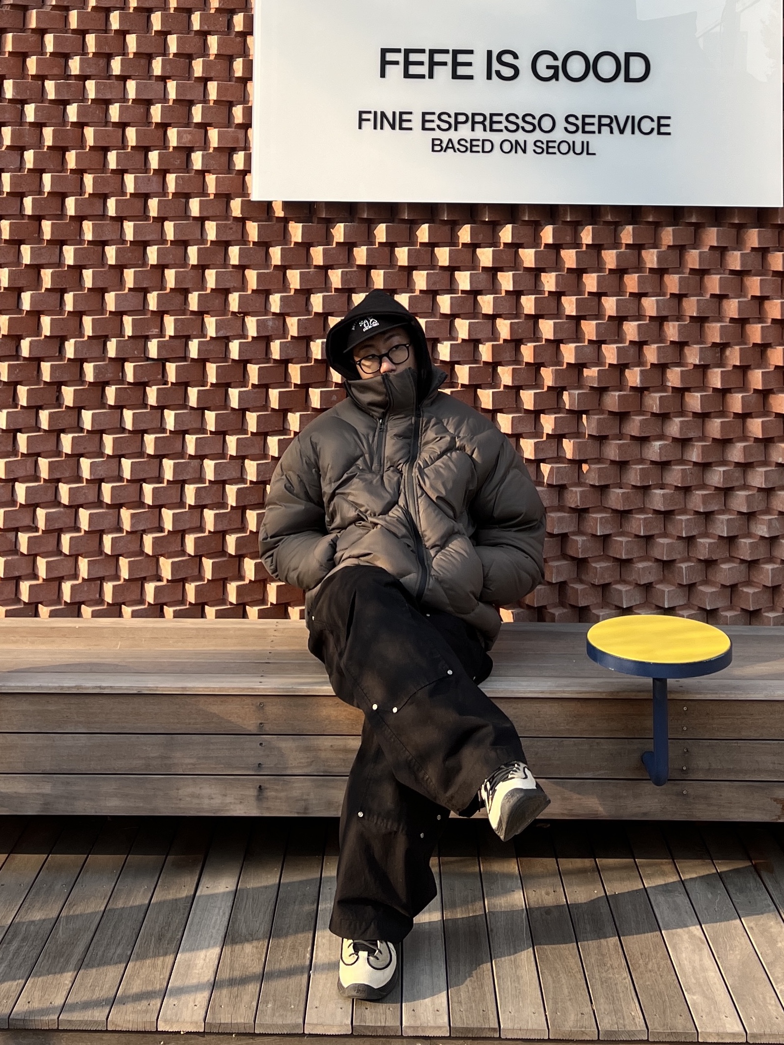 Nike x Stussy Air Penny II Rattan and Limestone 착용 스타일