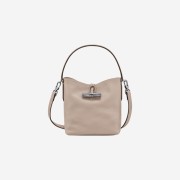 Longchamp Roseau Essential Bucket Bag XS Clay