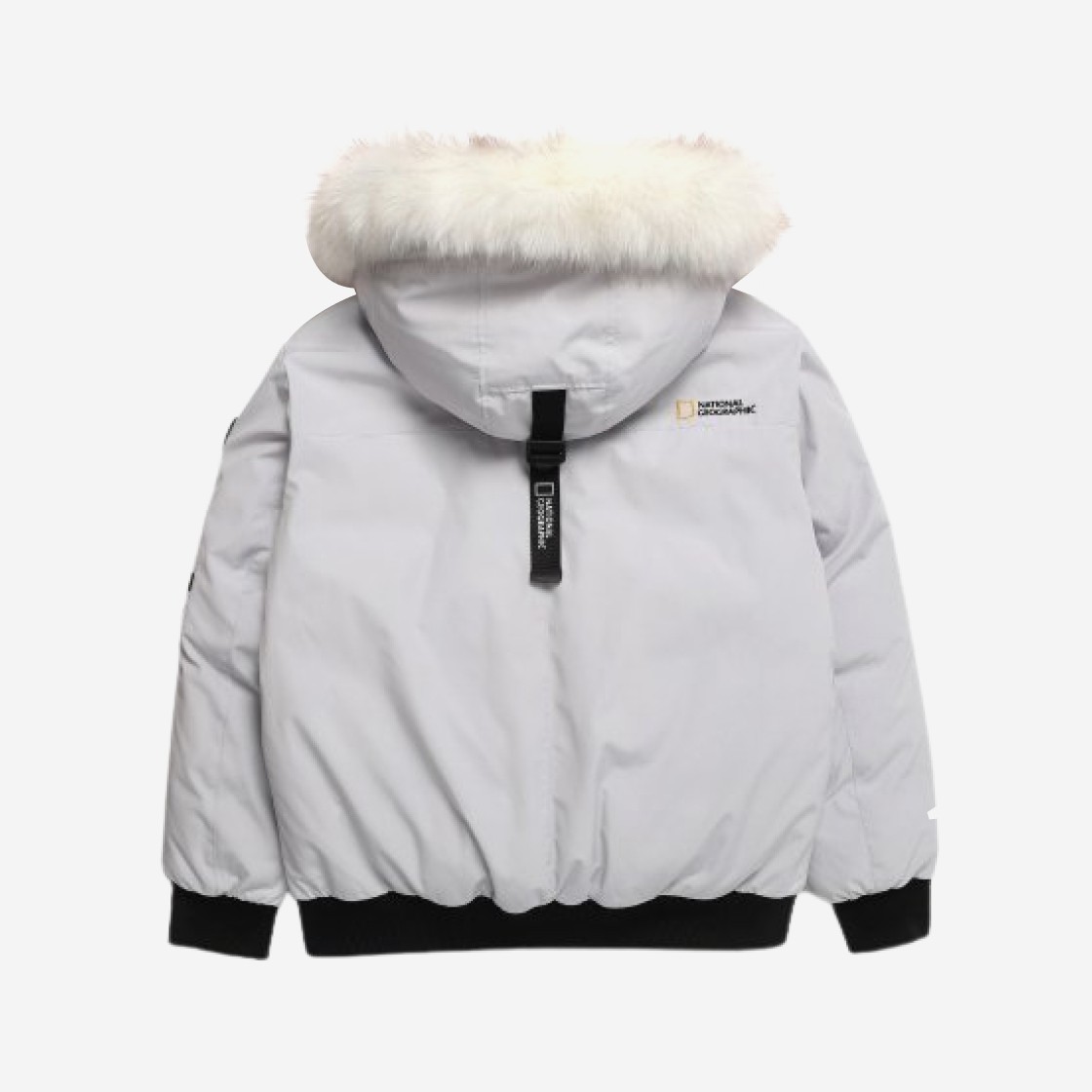 National Geographic Taruga Fur Trim Hood Down Jumper MC Grey 상세 이미지 2