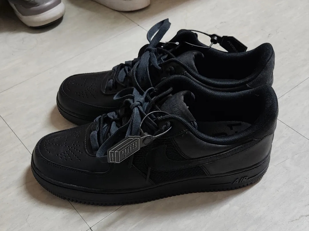 Nike x Slam Jam Air Force 1 Low SP Black Off Noir 착용 스타일