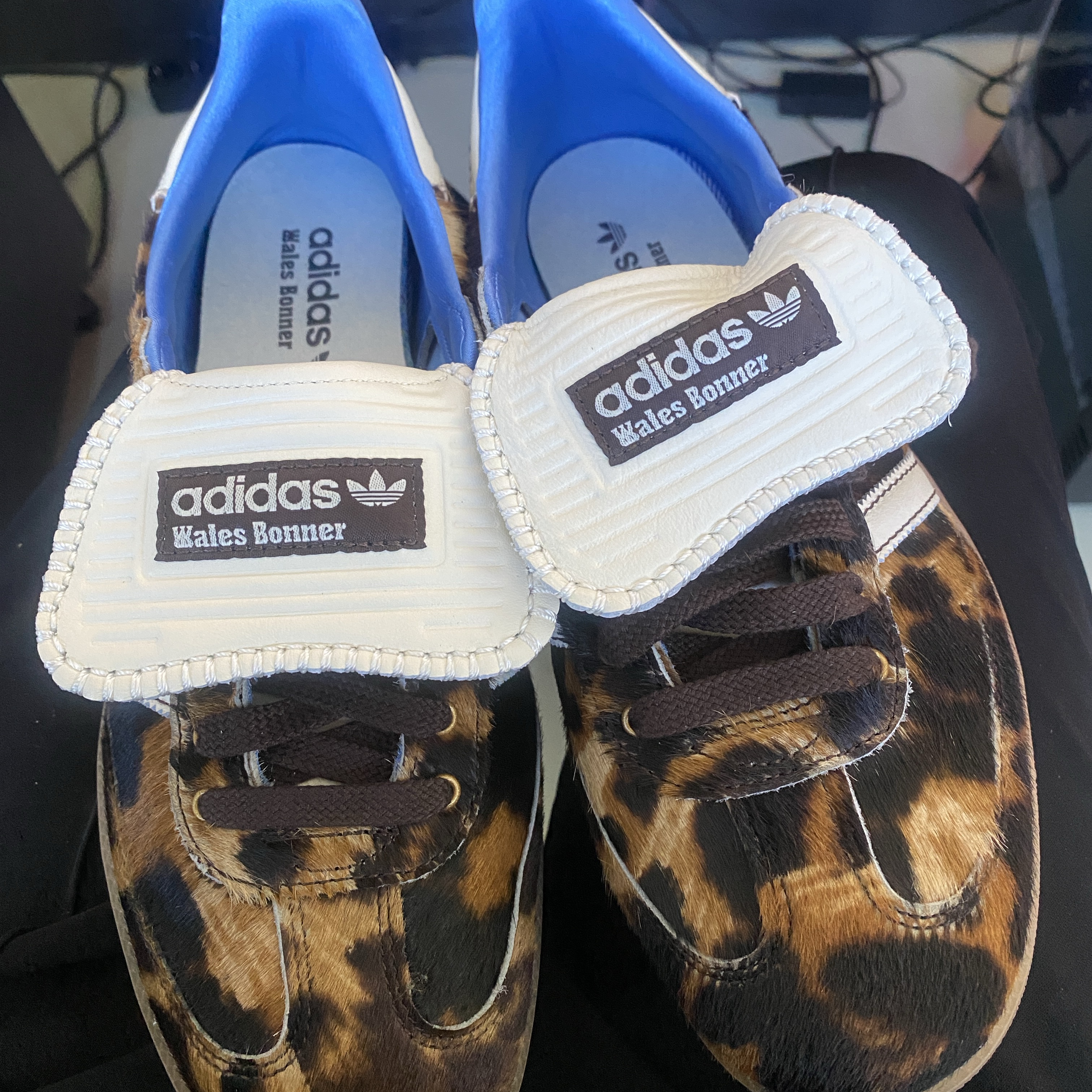 Adidas x Wales Bonner Pony Leo Samba Dark Brown Cream White 착용 스타일 - 2