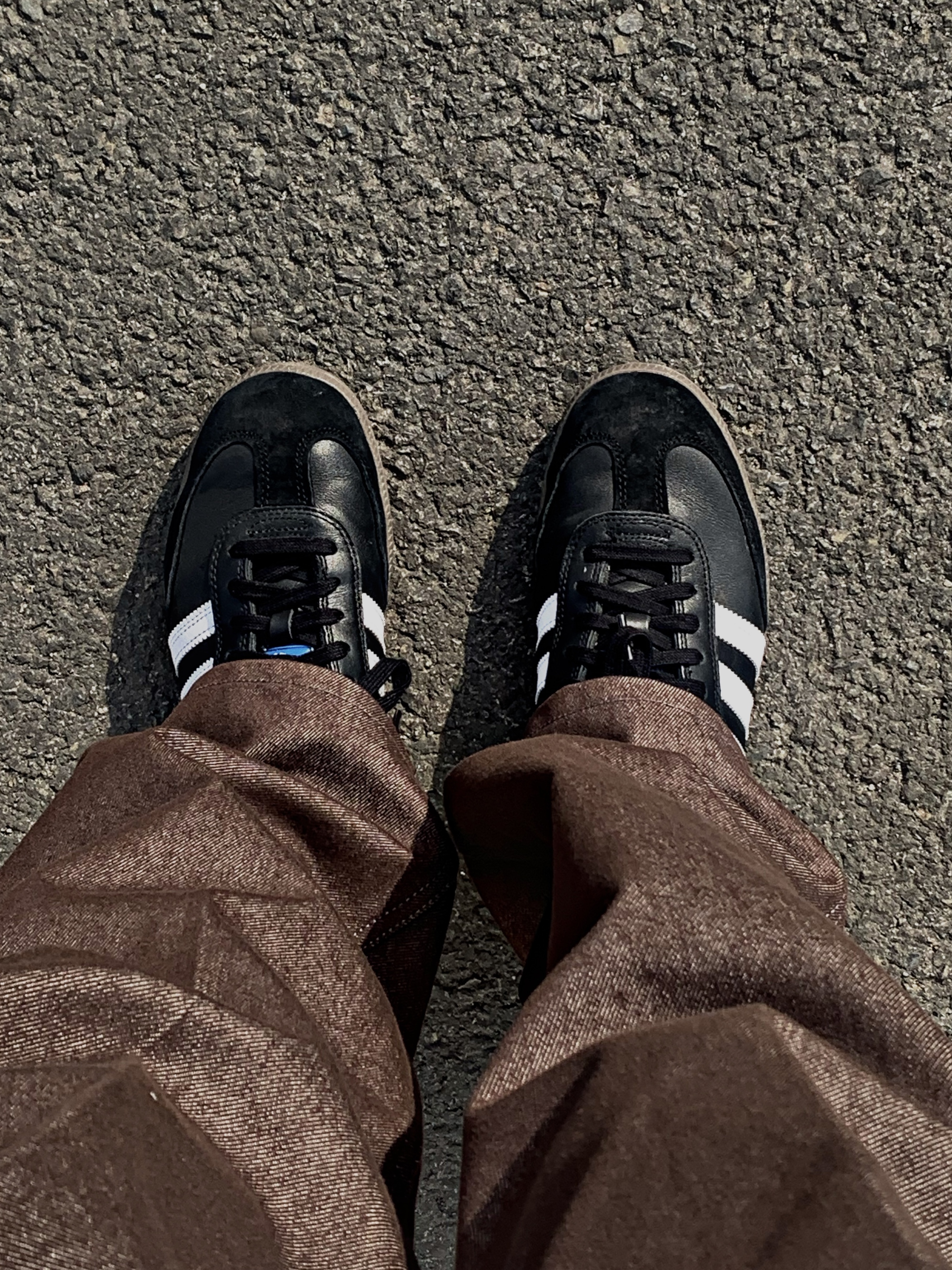 Adidas Samba ADV Black 착용 스타일