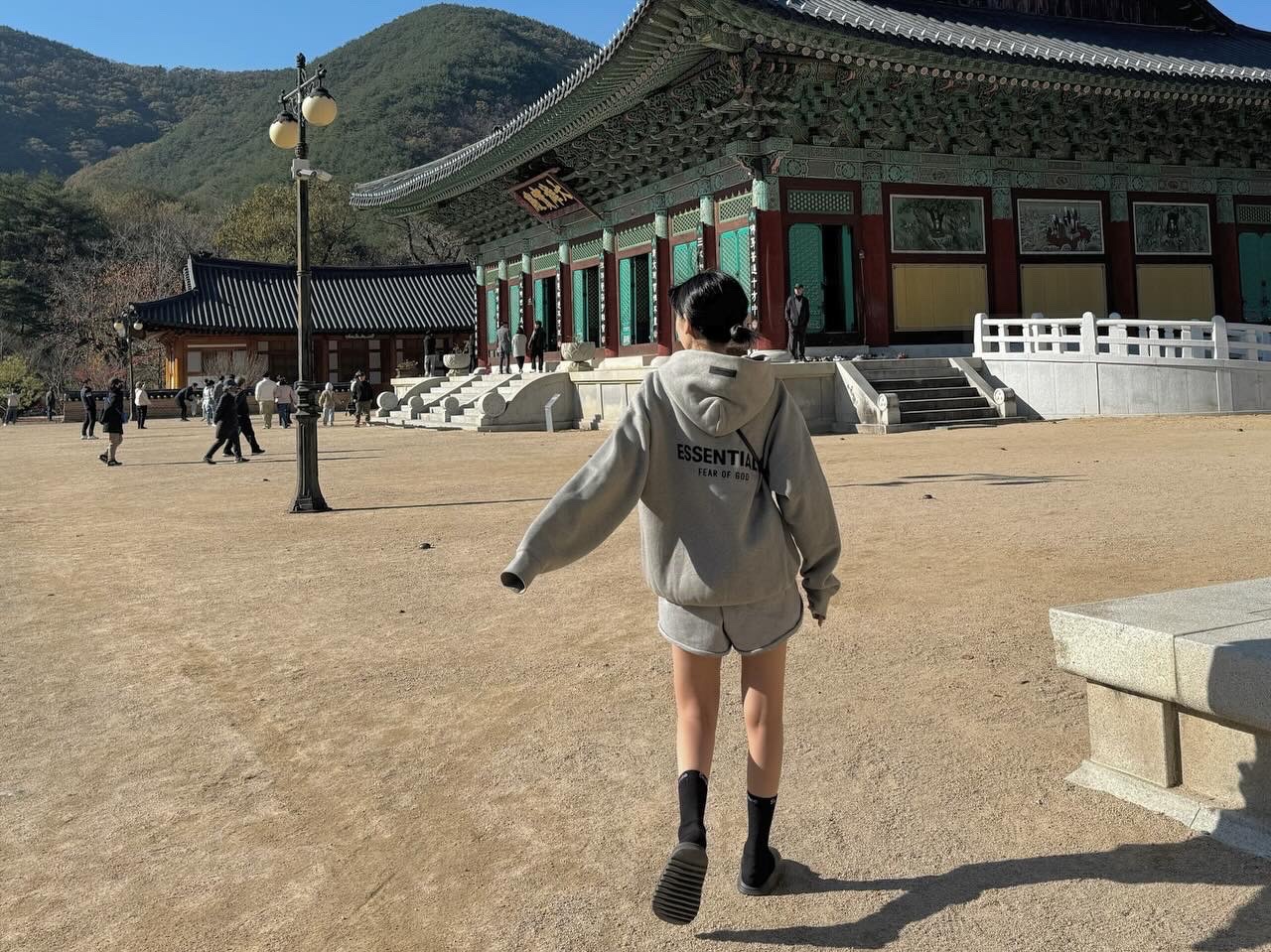 Essentials The Core Collection Hoodie Dark Oatmeal, Balenciaga Grained Calfskin Neo Classic Super Nano Handbag Black 착용 스타일 - 1