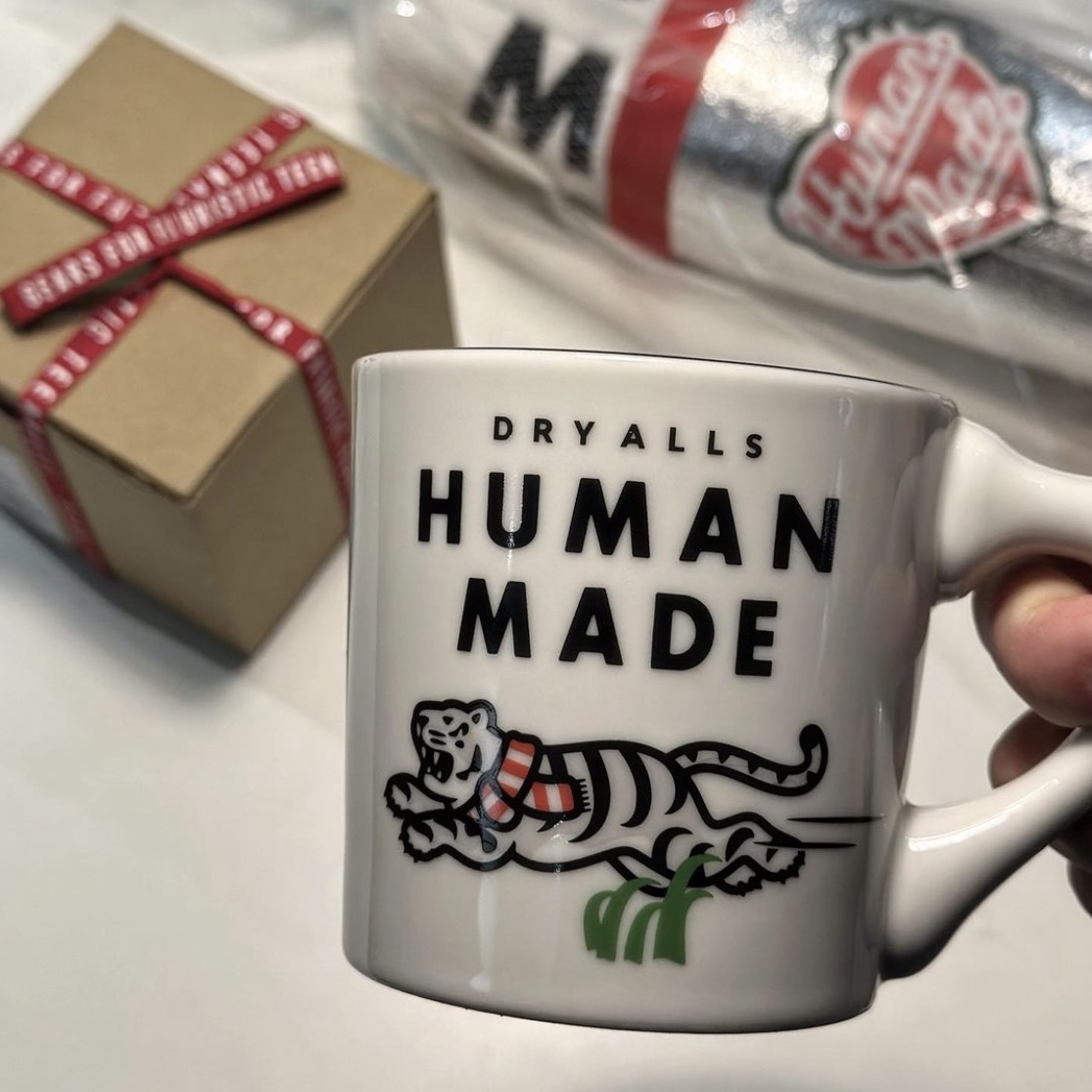 Human Made White Tiger Coffee Mug White 착용 스타일