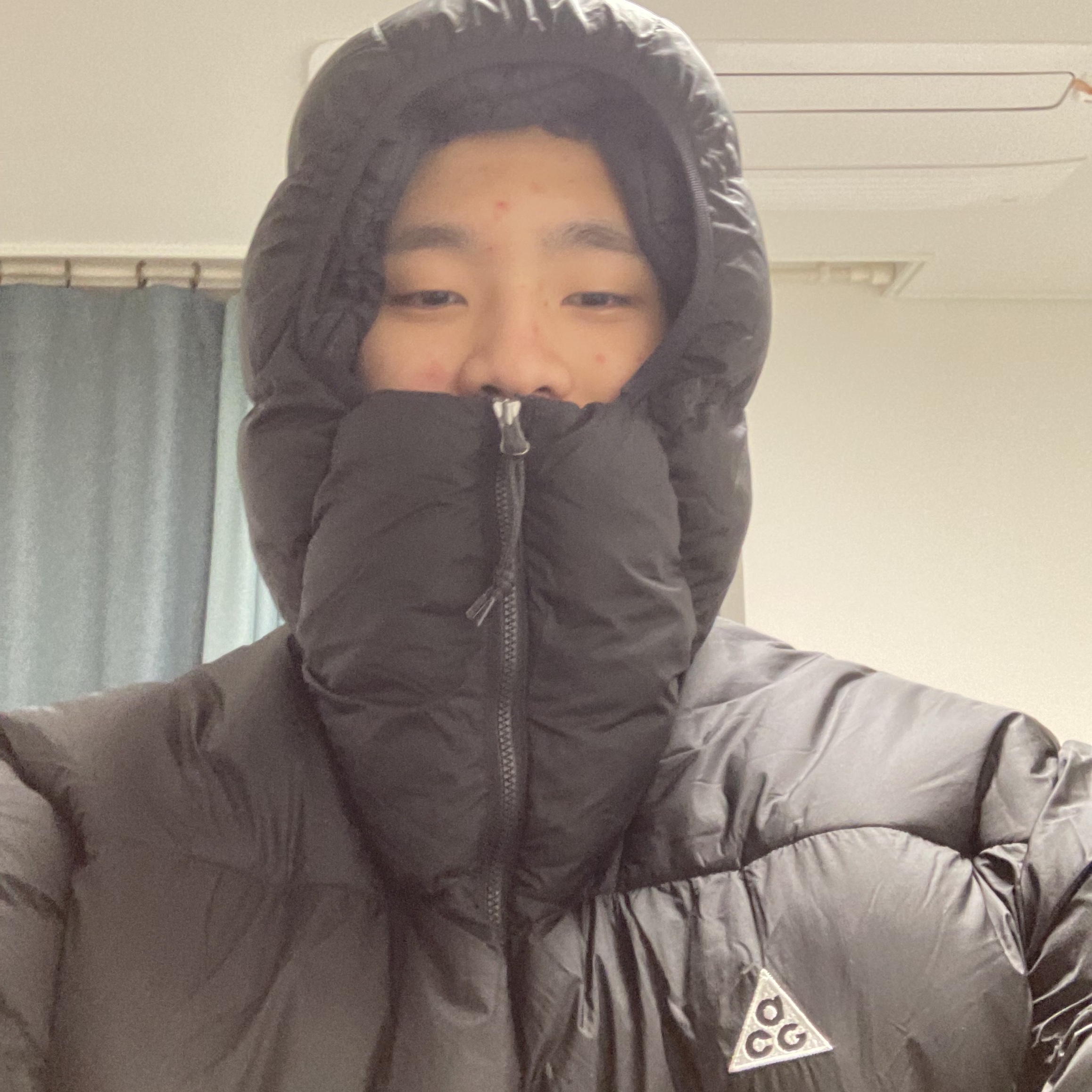 Nike ACG Therma-Fit ADV Lunar Lake Puffer Jacket Black - Asia 착용 스타일