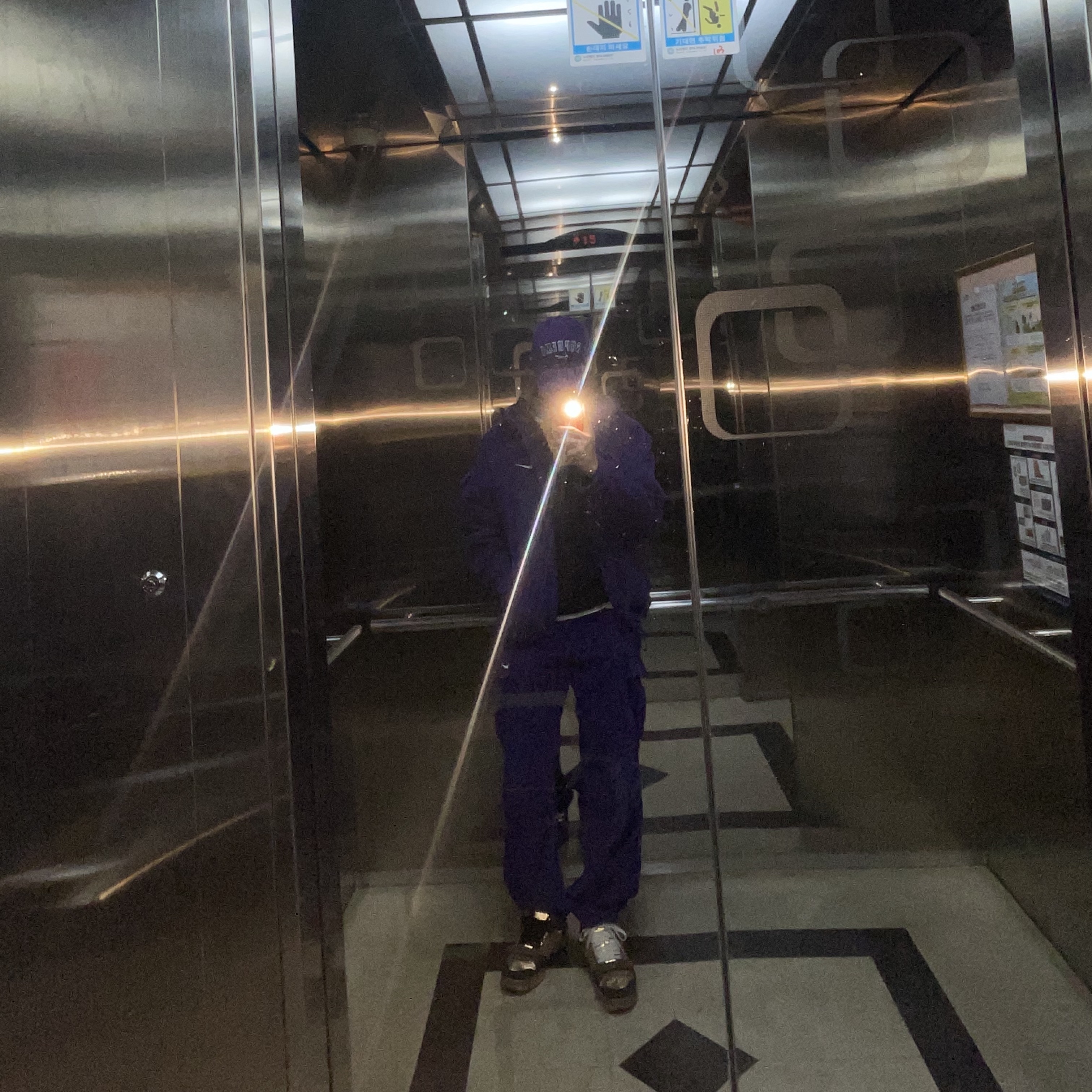 Supreme x Nike Arc Corduroy Hooded Jacket Purple - 22SS, Supreme x Nike Arc Corduroy Cargo Pants Purple - 22SS 착용 스타일