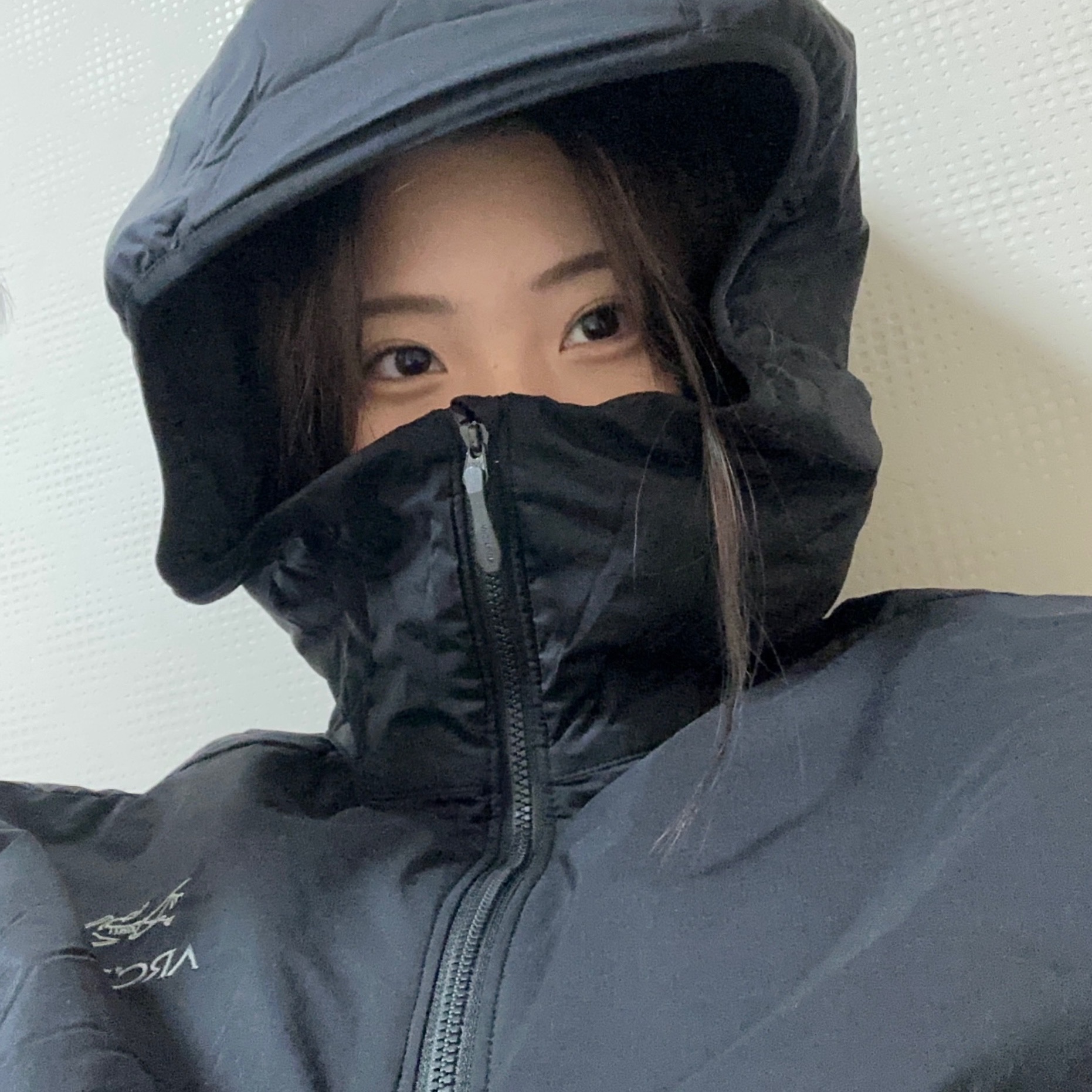 Arc'teryx Atom LT Hoody Black 착용 스타일