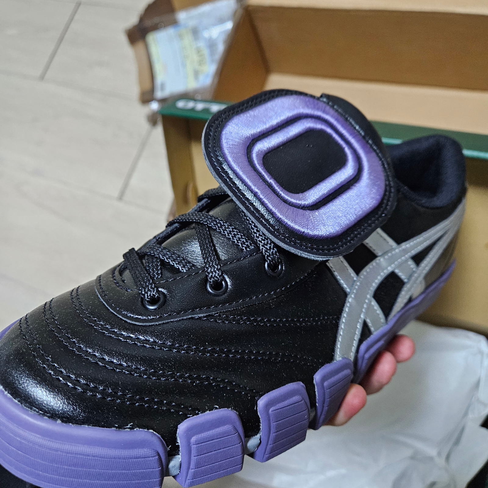 Asics x Otto 958 Gel-Flexkee 958 Black Pure Silver 착용 스타일