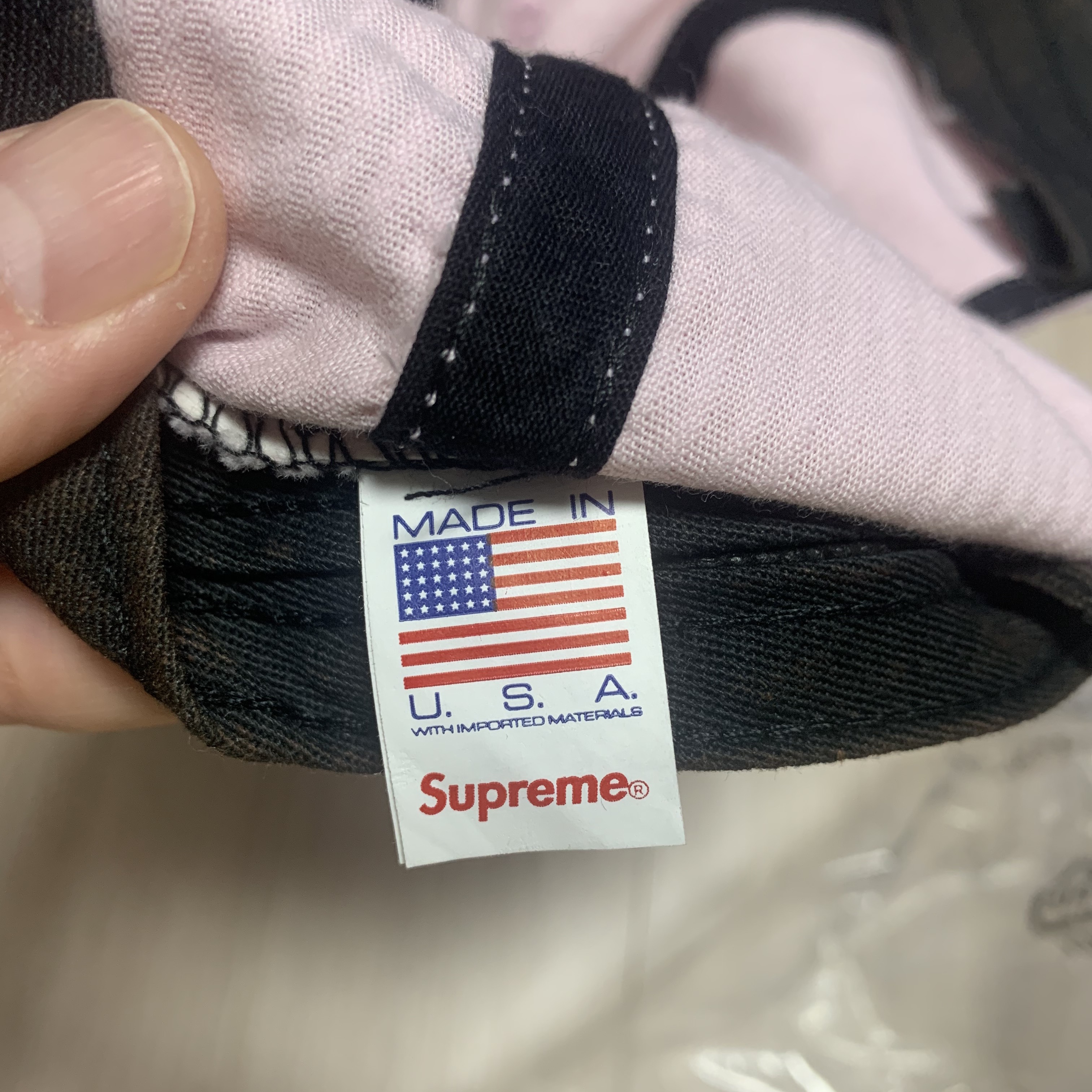 Supreme Corduroy S Logo 6-Panel Light Pink - 23FW 착용 스타일 - 2