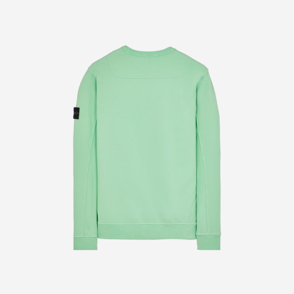 Stone Island 62420 Brushed Cotton Fleece Garment Dyed Crewneck Sweatshirt Light Green - 23FW 상세 이미지 2