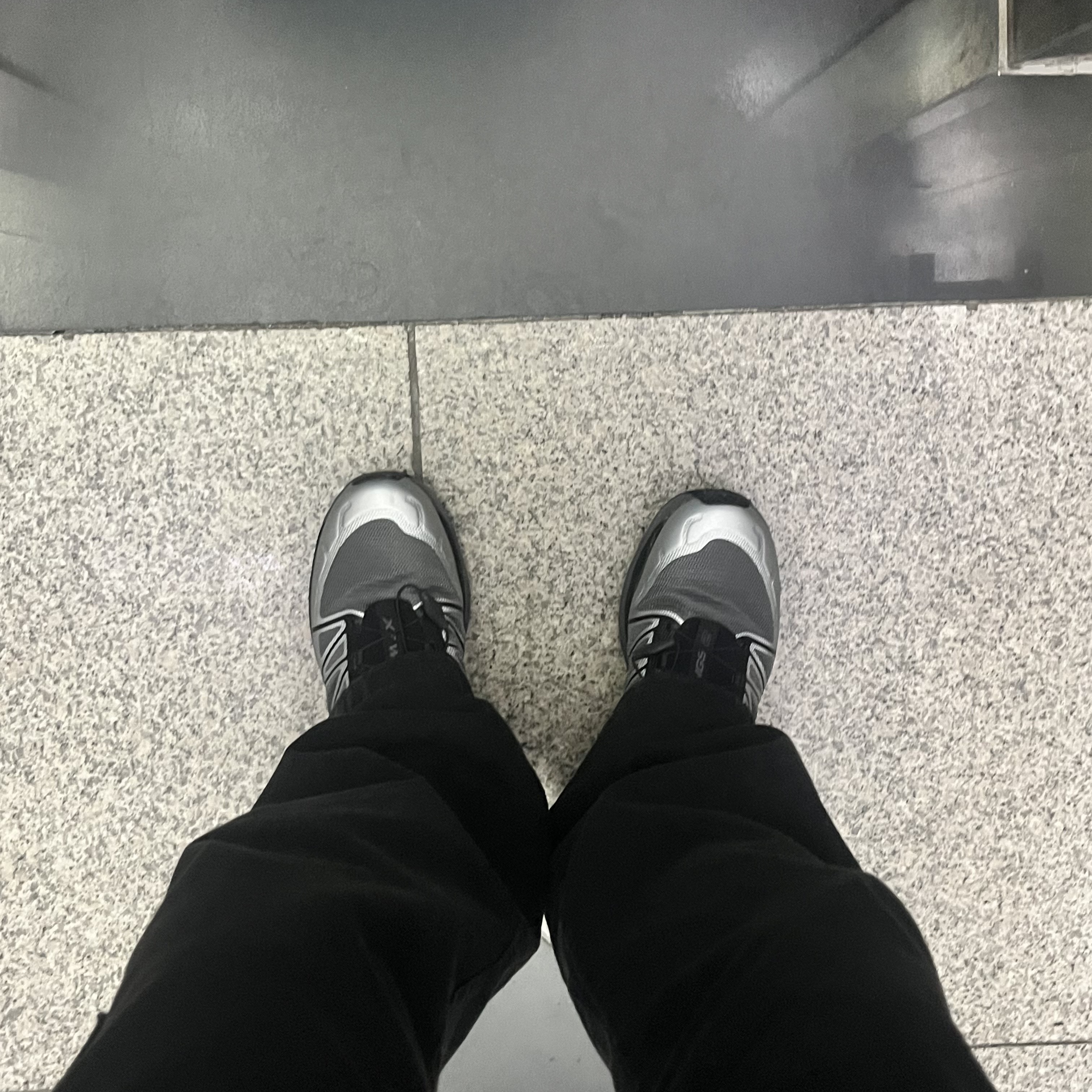 Salomon XT-Wings 2 Silver Quiet Shade 착용 스타일 - 2