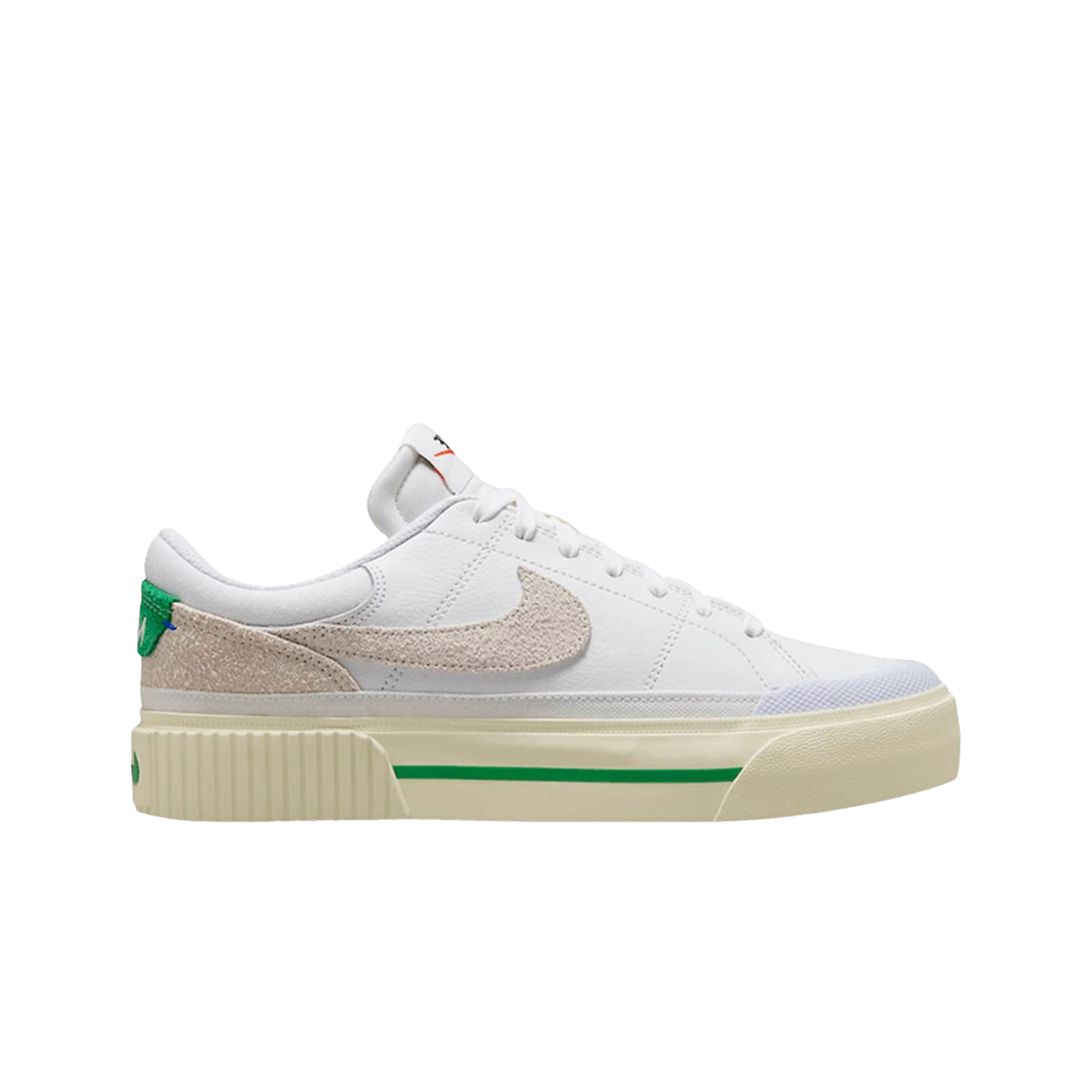 (W) 나이키 코트 레거시 리프트 화이트((W) Nike Court Legacy Lift White) - 1