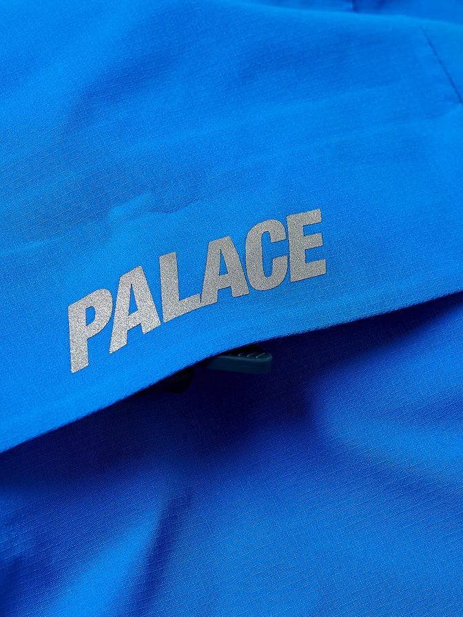 Palace Gore-Tex Cargo Down Parka Palace Blue - 23FW 착용 스타일 - 5