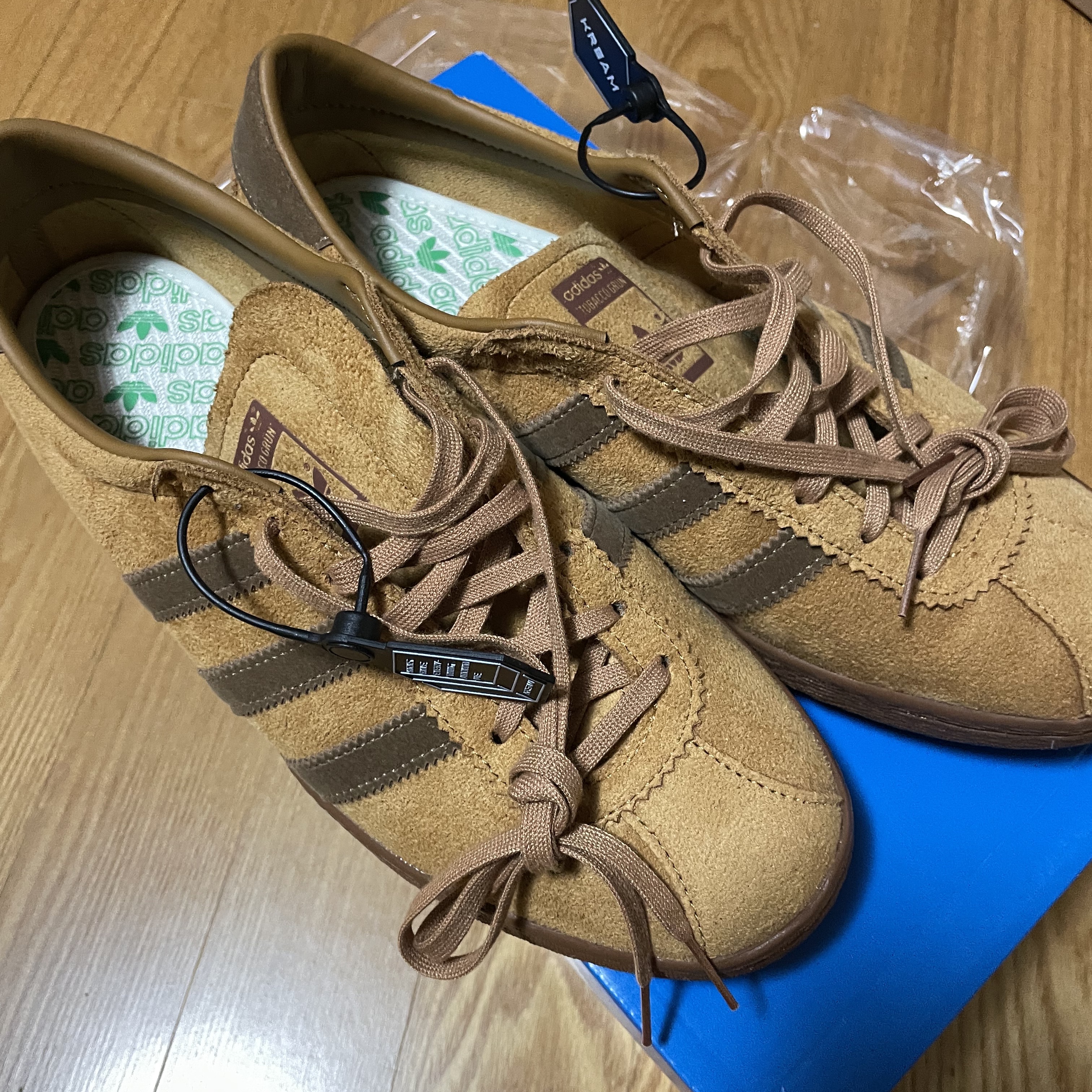Adidas Tobacco Gruen Mesa Brown Desert 착용 스타일 - 2