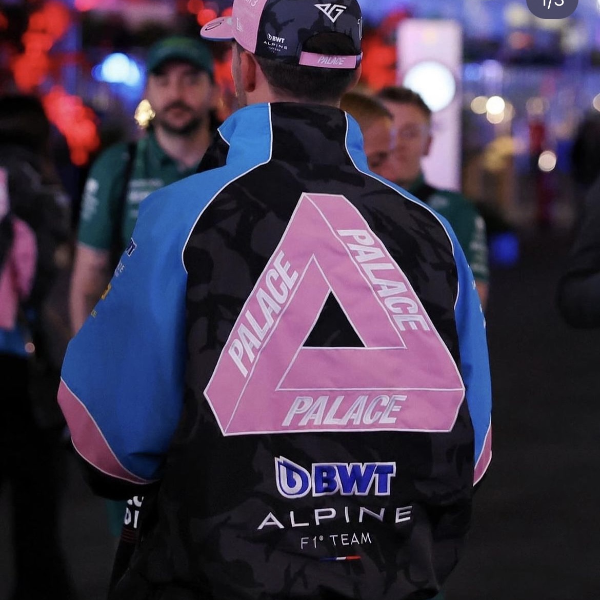 Palace x Kappa For Alpine Tracksuit Top Night Desert Camo - 23FW 착용 스타일 - 1