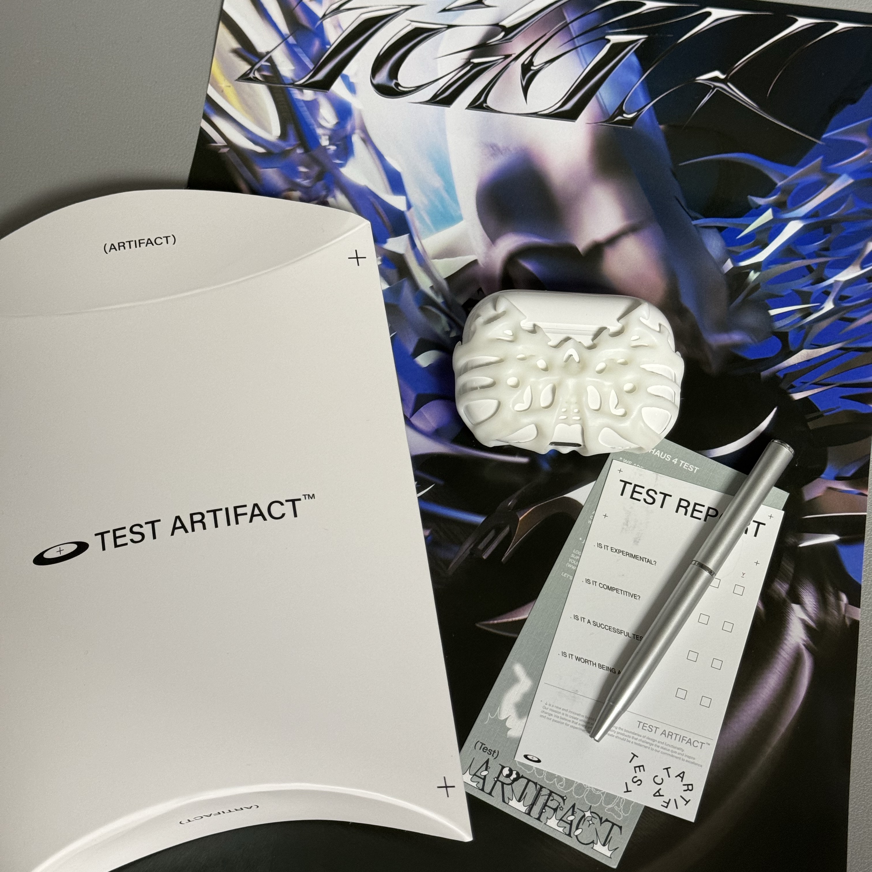Test Artifact Era Pro 000 White, Apple AirPods Pro 2nd Gen (Korean Ver.) 착용 스타일